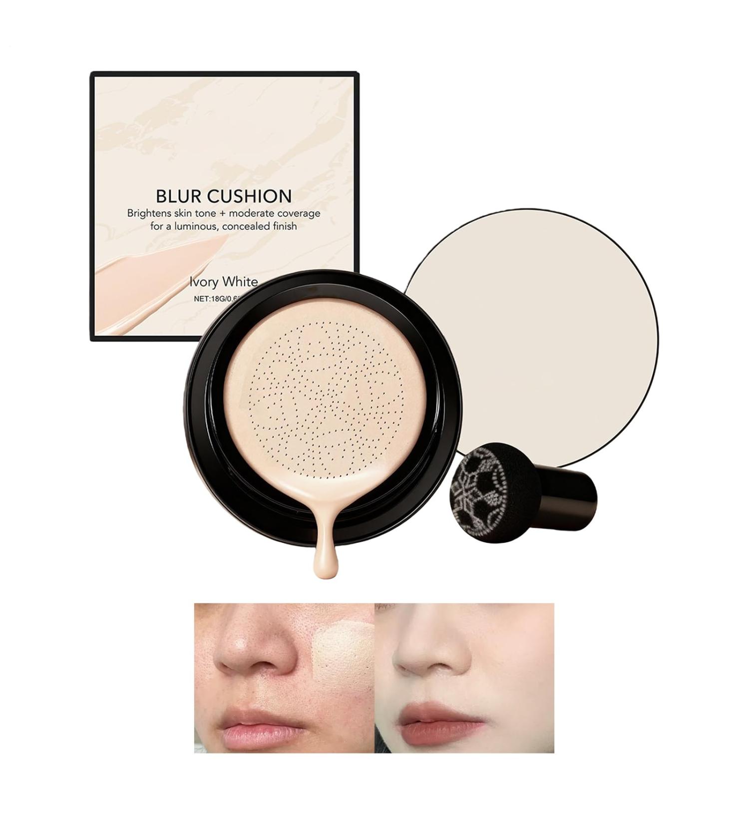 De Teint Cushion 15g Camouflage Cosmetics Makeup Cushion for Facial Complexion For Sensitive Skin Mature Skin Travel Beach Dates Evening - Buy Online on GoSupps.com