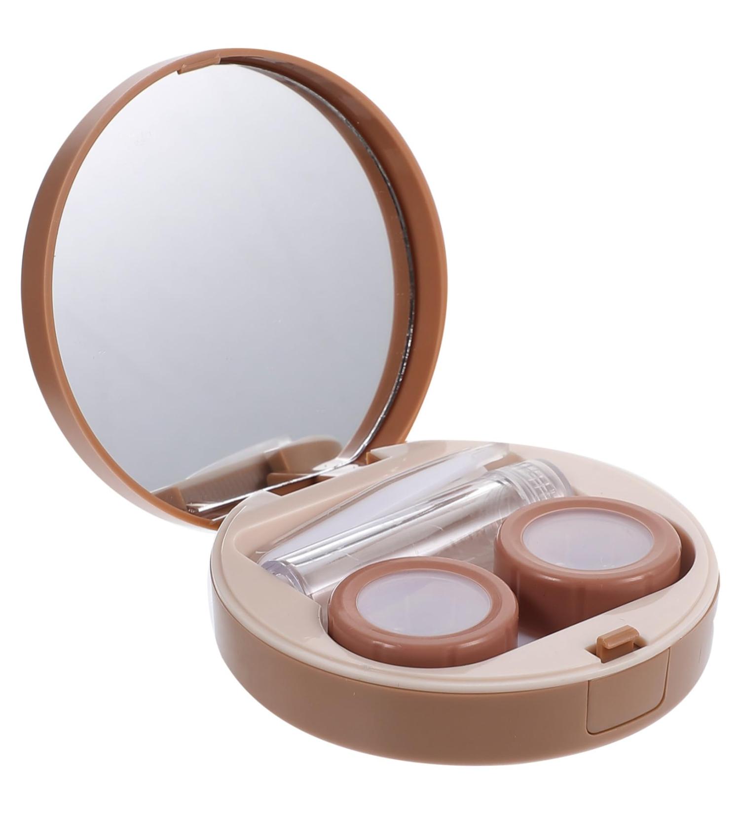 Coolhiya Contact Lens Container Set - Travel Tool for Easy Lens Removal & Storage | Invisible Decorative Case for Eye Contacts - Buy Online on GoSupps.com