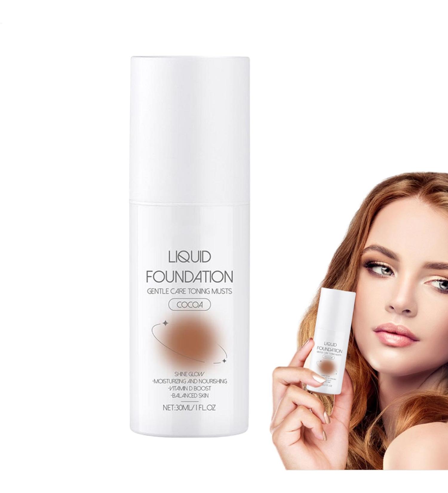 Lightweight Liquid Foundation Full Coverages Makeup Full Coverage Foundation Long Lasting Face Makeups 4.26x1.23 Inches Making It Perfect for Oily Dry and Combination Skin - Buy Online on GoSupps.com