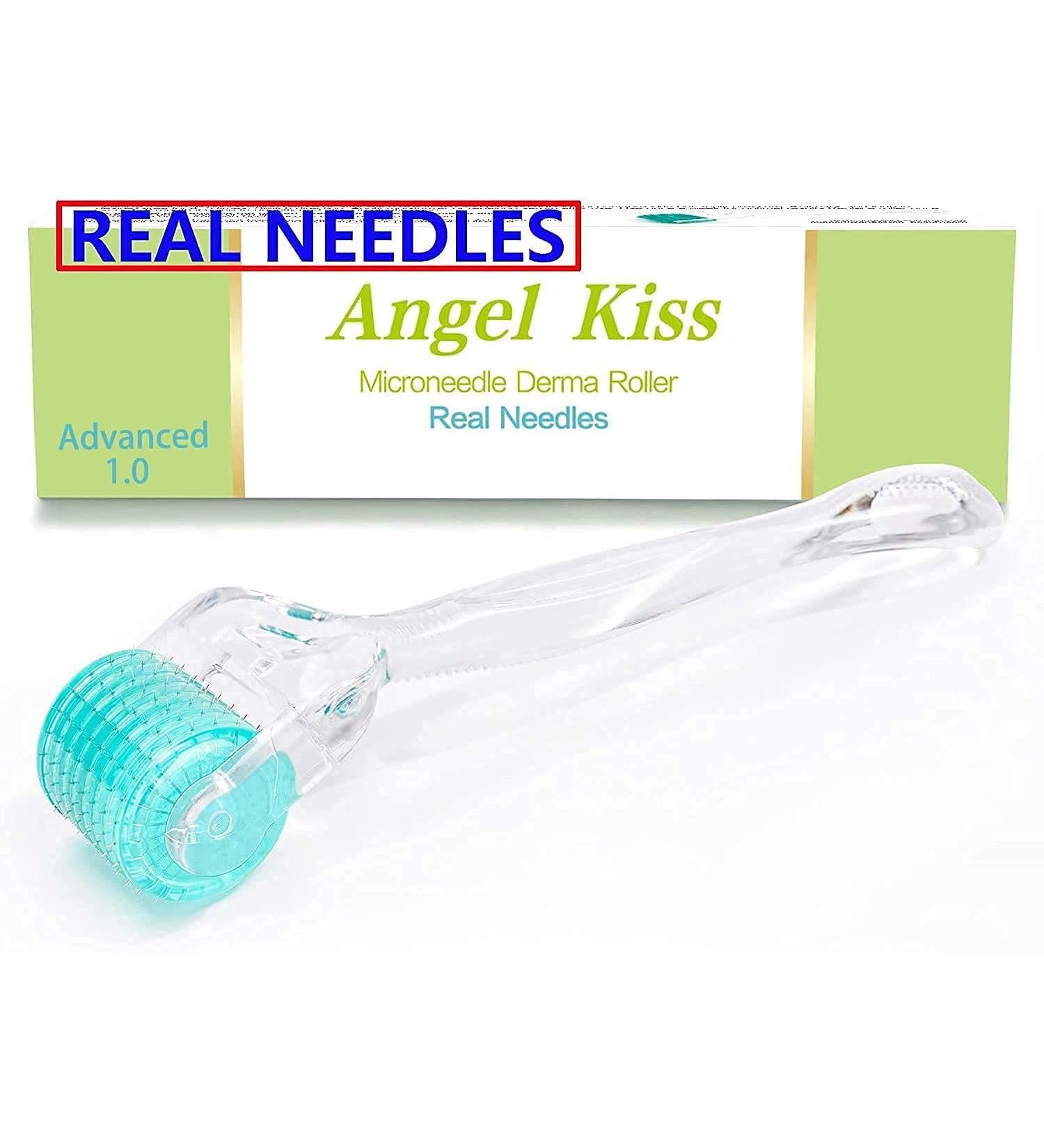 Angel Kiss 192 Advanced Derma Roller with Stainless Steel Needles - Microneedling Tool for Glowing Skin - Includes Storage Case - Buy Online on GoSupps.com