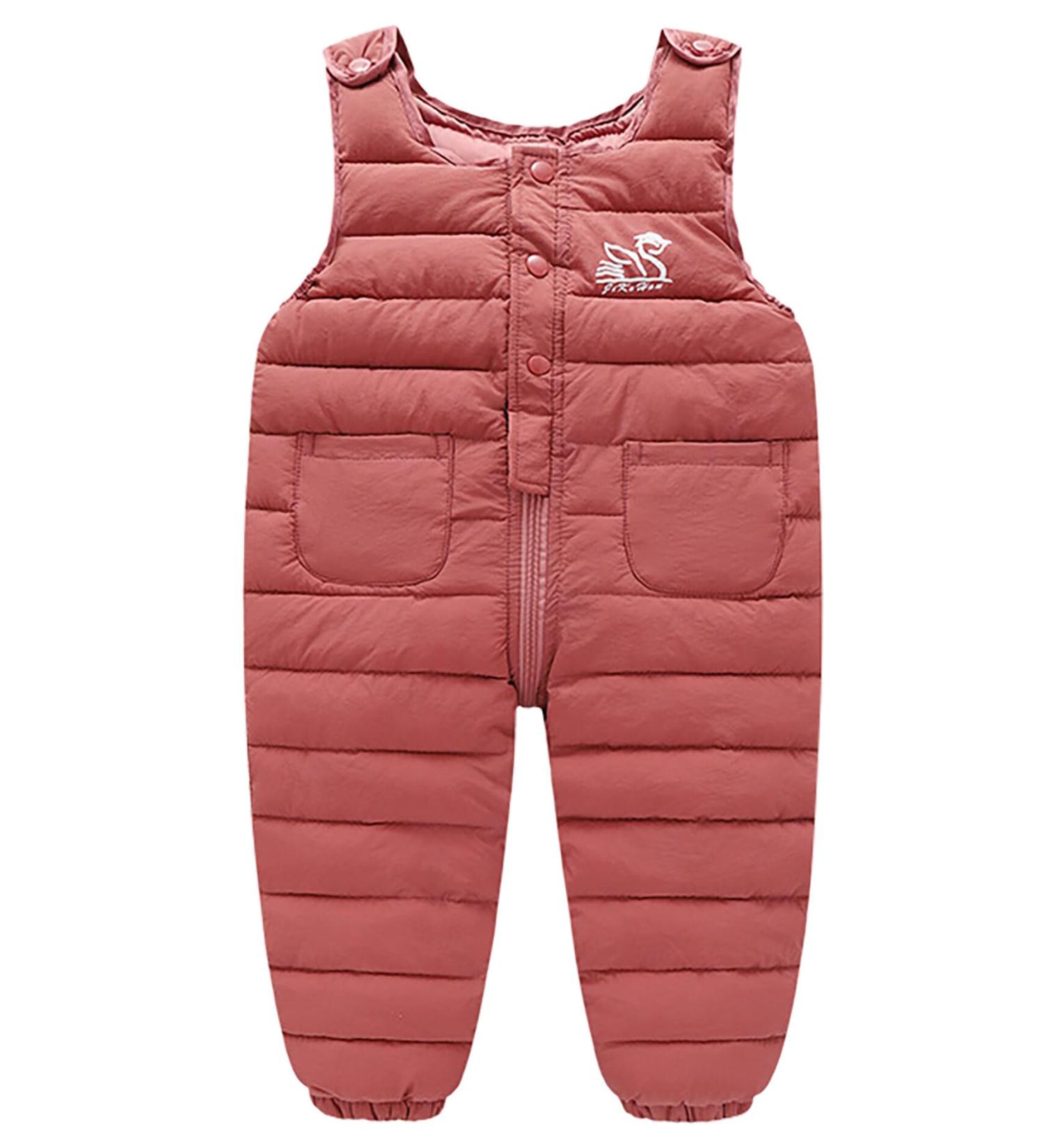 Panegy Kids Snow Pants - Water-Resistant Winter Bib Overalls for Ski & Snowboard - 2-3 Years Rouge - Buy Online on GoSupps.com