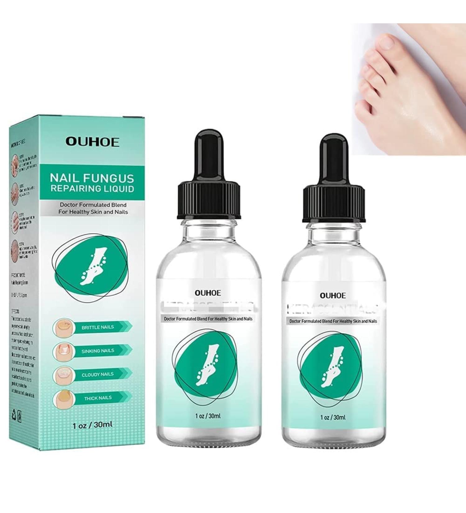 2Pcs Kerassentials Toenail Fungus Treatment - Healthy Skin, Hair & Nails Formula - Buy Online on GoSupps.com