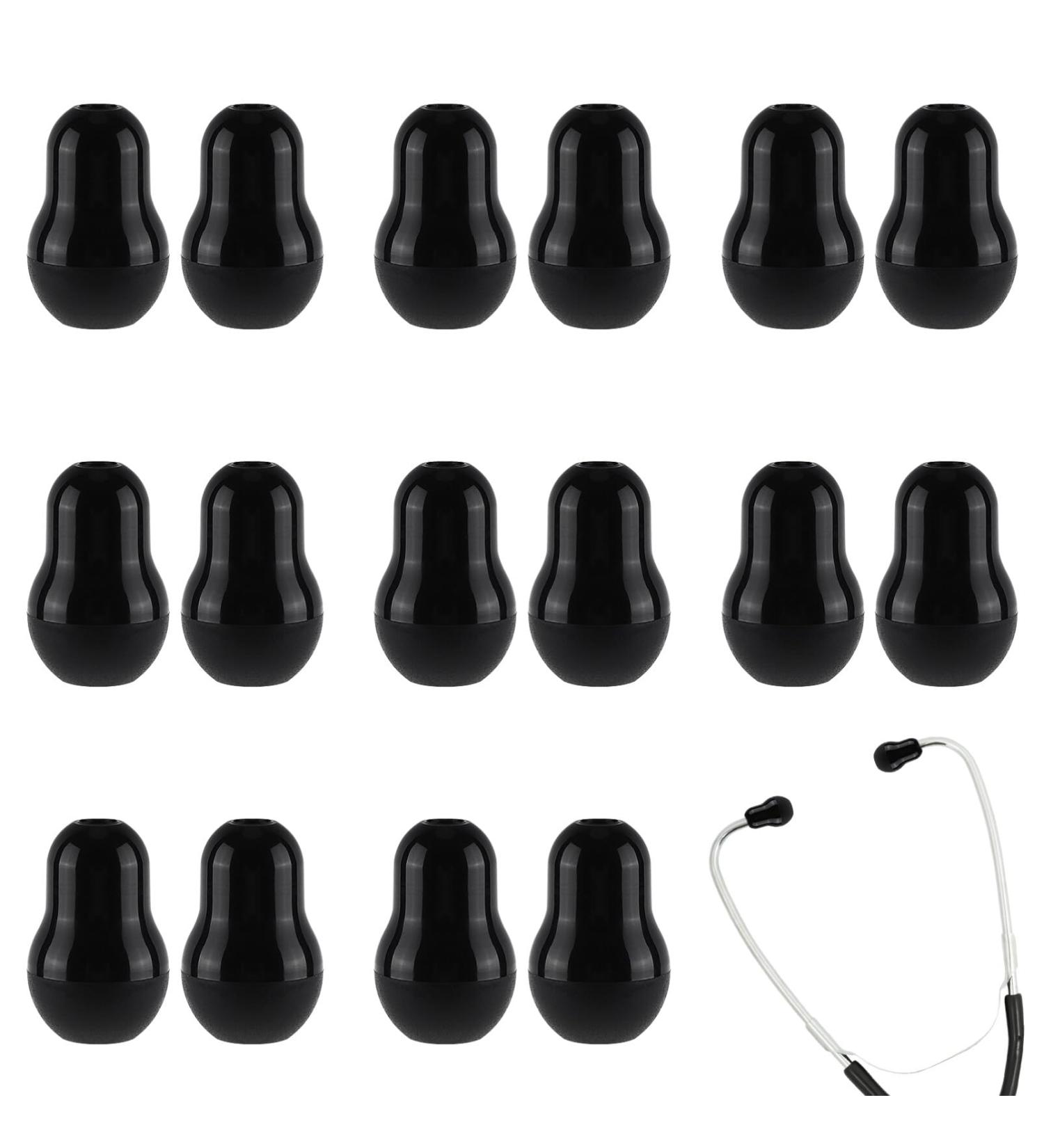 Silicone Ear Plugs - 10 Pcs Replacement Ear Tips for Stethoscopes | Snap Tight Earpieces for Comfort - Buy Online on GoSupps.com
