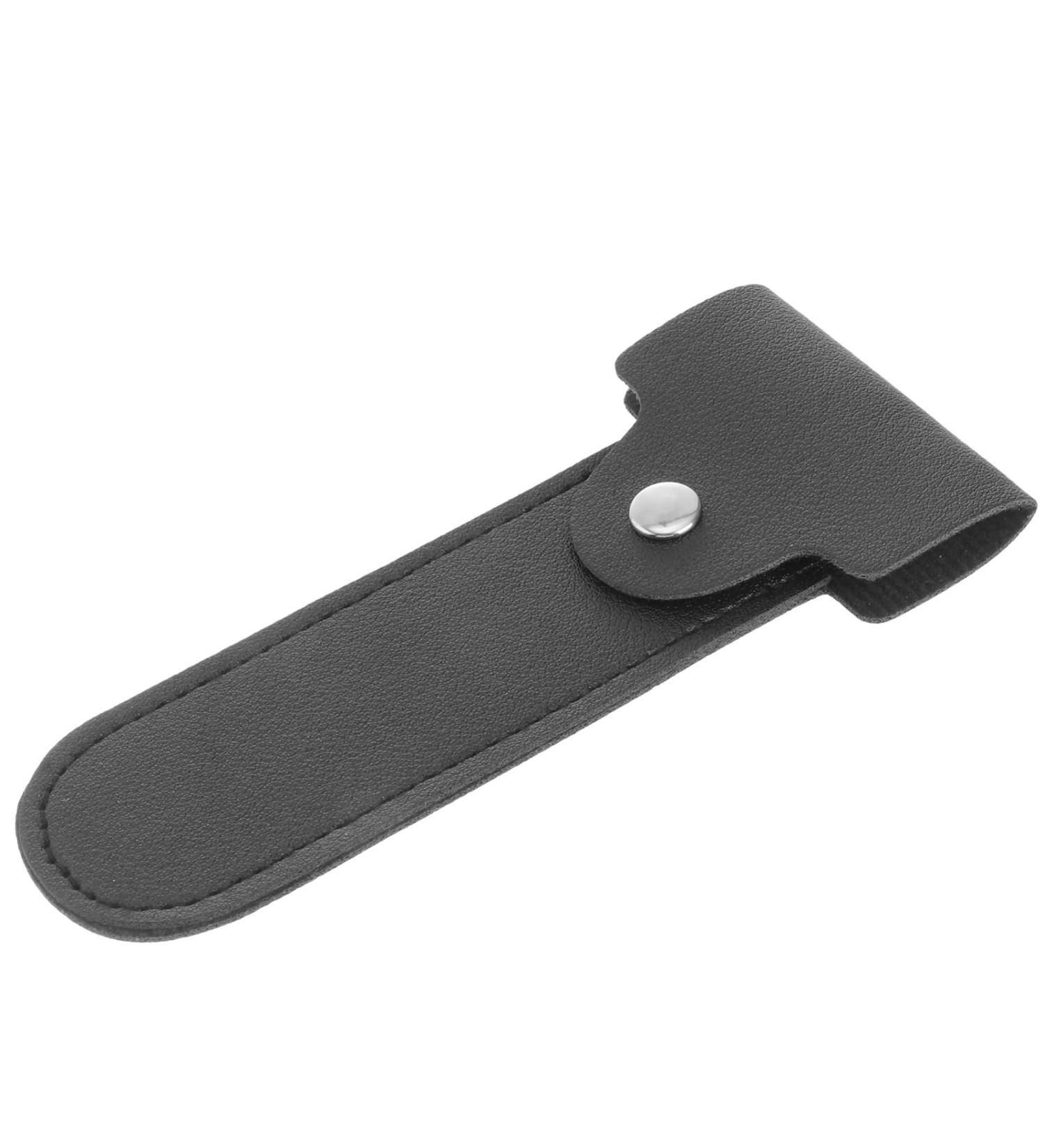 PopetPop Razor Holster Case - Travel Bag for Men's Razors & Shears | Leather Storage Solution for International Shipping - Buy Online on GoSupps.com