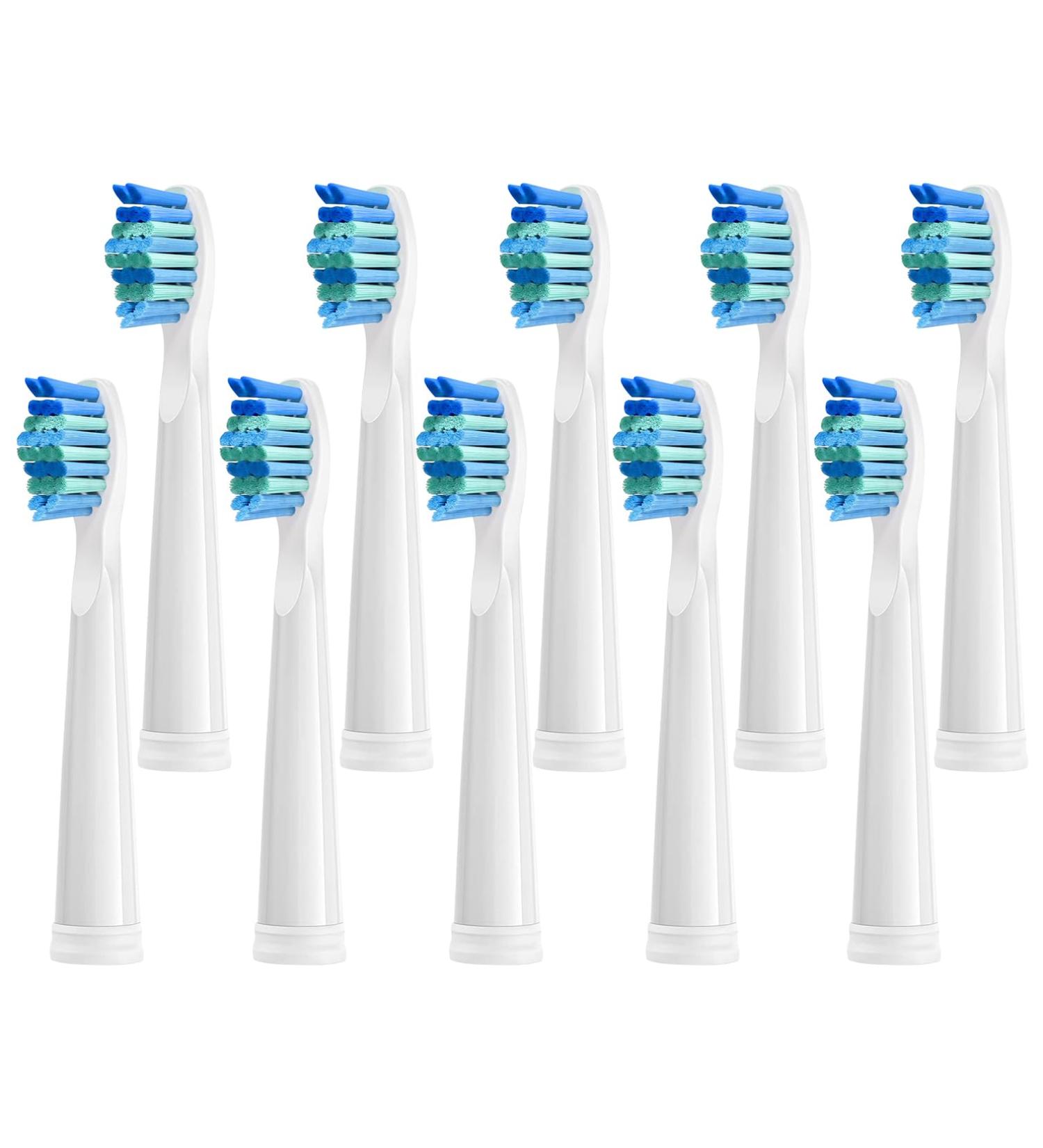 10 Replacement Brushes for Fairywill D7/D8/507/508/515/117/959 - Compatible Electric Toothbrush Heads - Buy Online on GoSupps.com
