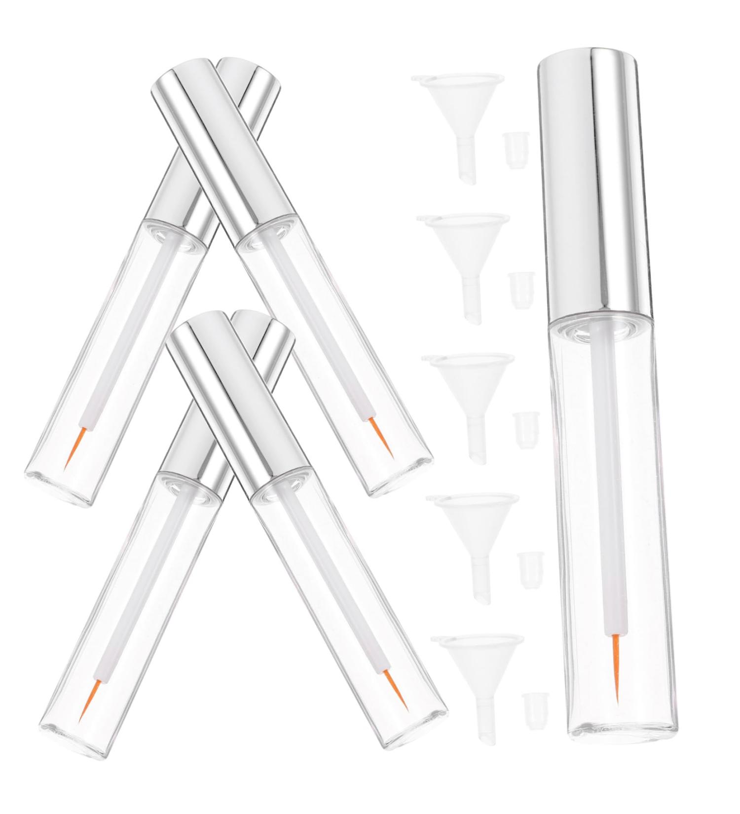 BIUDECO 35 Pcs Mascara Tube Opaque Travel Spray Bottle Cuticle Oil Pen Pump Bottle Dispenser Transparent - Buy Online on GoSupps.com