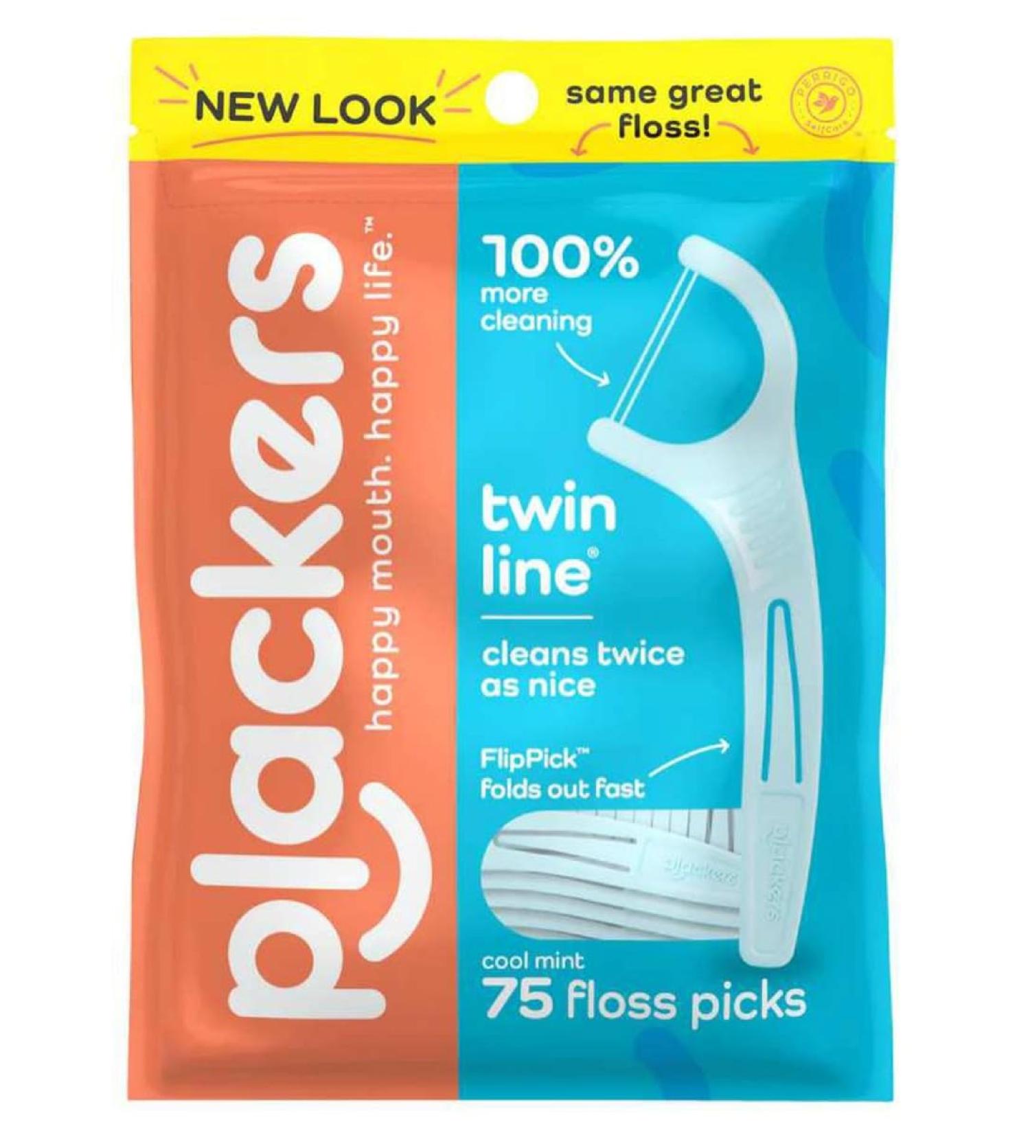 Plackers Twin-Line Flossers - Optimal Dental Care for Healthy Smiles | International Shipping Available - Buy Online on GoSupps.com