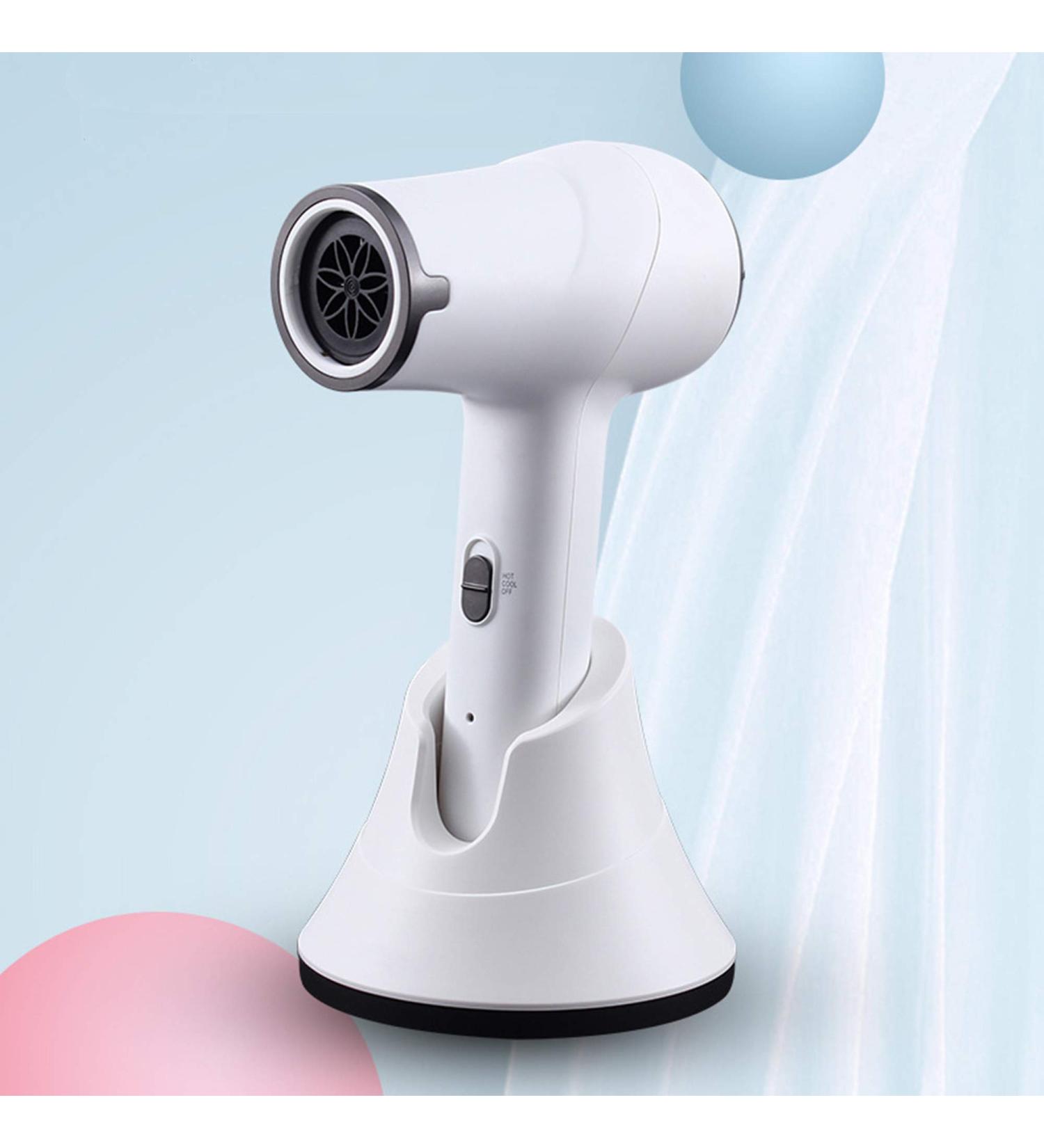 Cordless Hair Dryer Mini Wireless Hair Dryer 5000mAh Rechargeable Hot Air and Cold Portable Blow Dryer with 360 Rotation Concentrator Nozzle for Indoor Outdoor Traveling - Buy Online on GoSupps.com