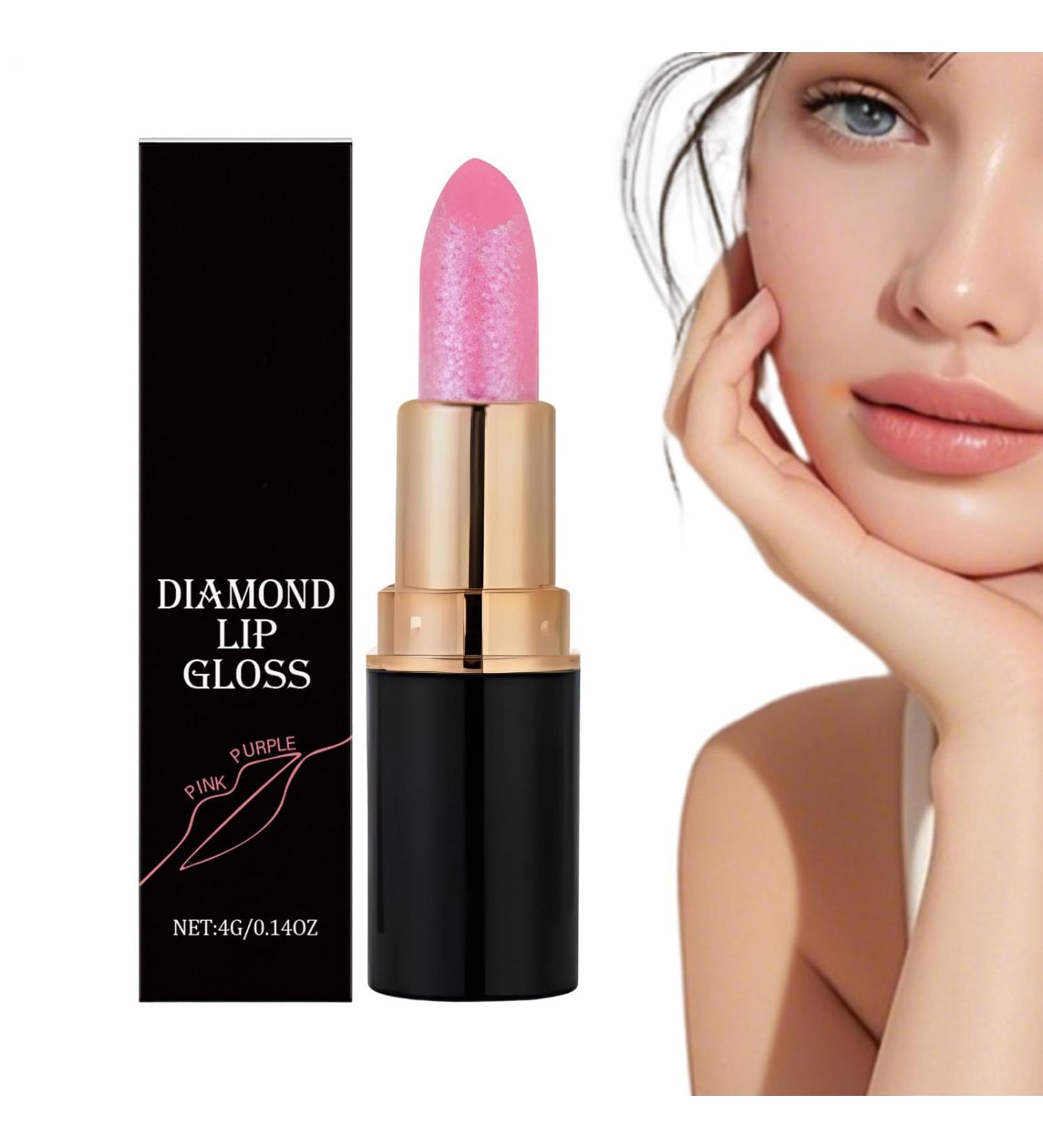 Glitter Lip Gloss Waterproof Moisturizing Beauty Cosmetics | Glossy Lip Makeup for Women | for Birthday Valentine's Day Bride Ladies Party Wedding Events - Buy Online on GoSupps.com