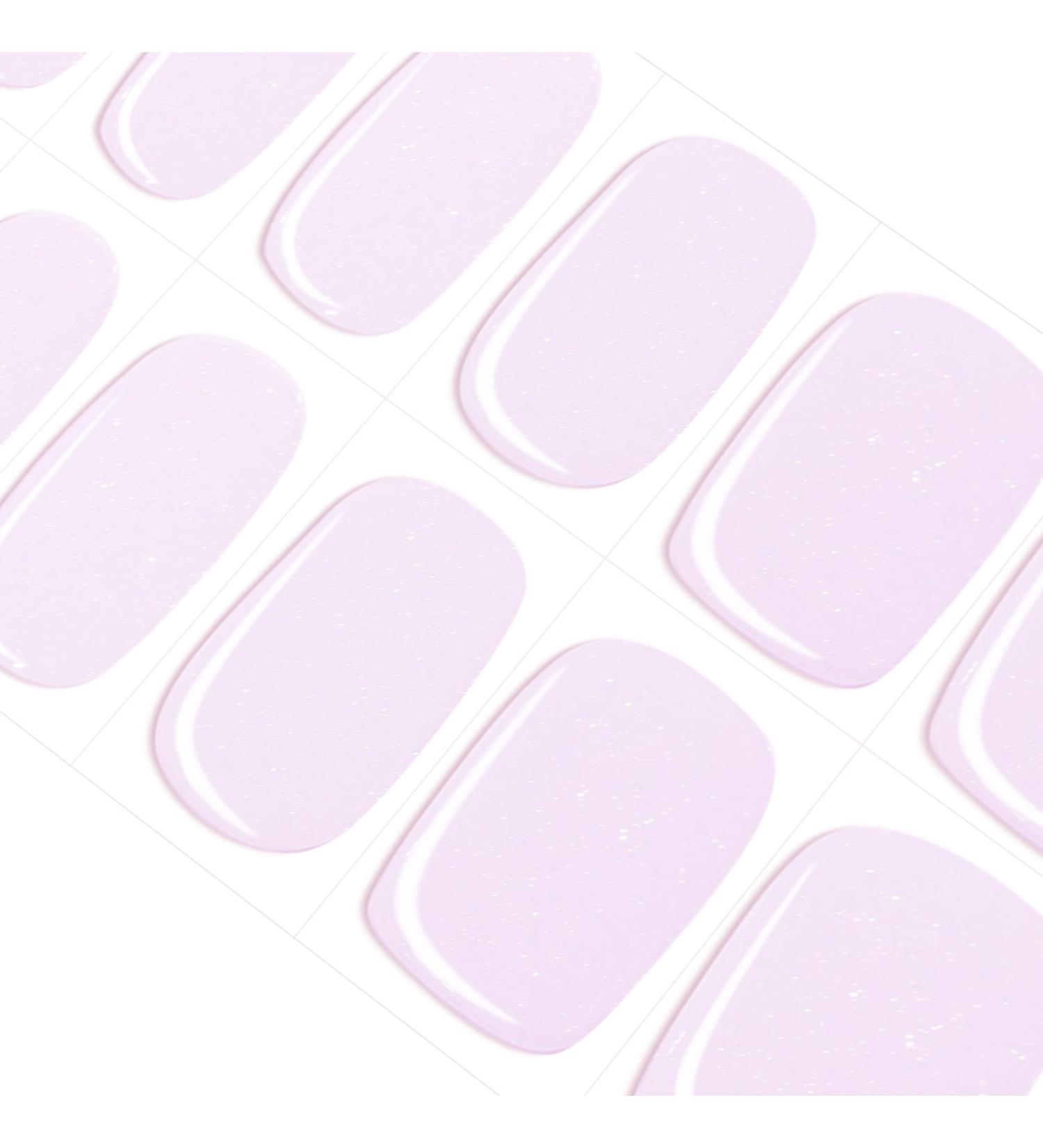 Danni & Toni 28 Semi Cured Gel Nail Polish Strips - Pearlescent Purple | Salon-Quality Manicure Stickers Set - Buy Online on GoSupps.com