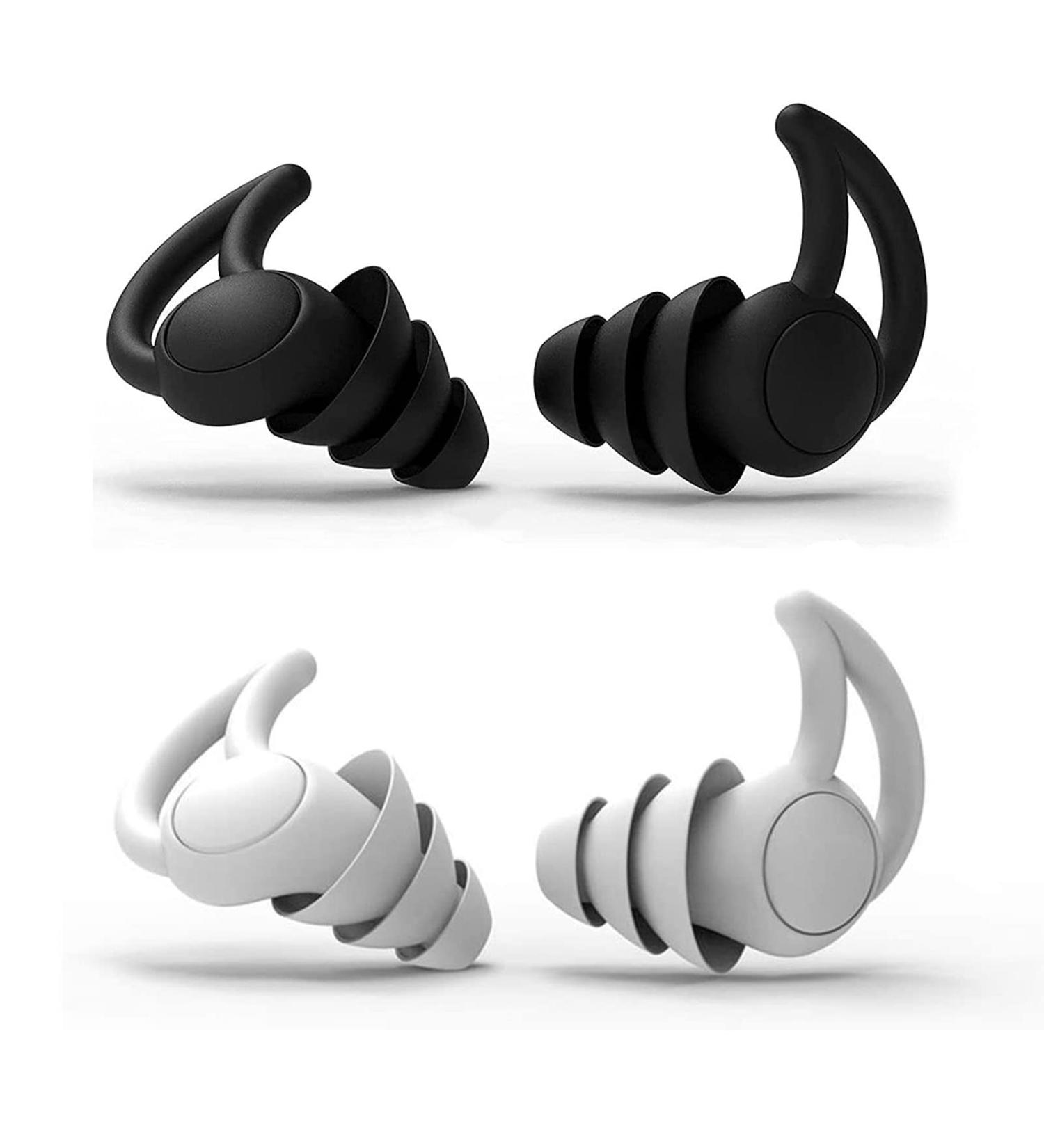 Buy Samsyoki Reusable Silicone Earplugs for Sleeping - 2 Pairs Hearing Protection for Snoring Work Concerts & Travel - International Shipping Available - Buy Online on GoSupps.com