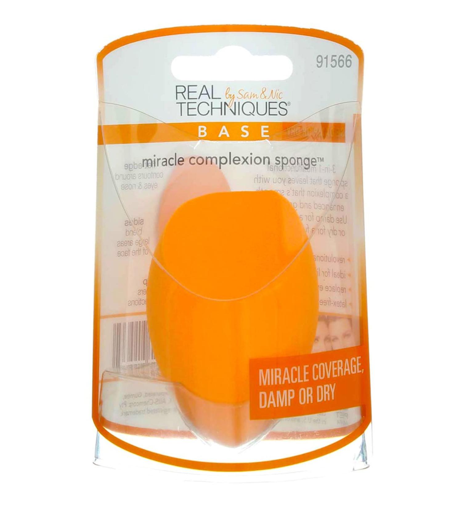 Real Techniques Miracle Complexion Sponge by Samantha Chapman - Flawless Makeup Application - Buy Online on GoSupps.com