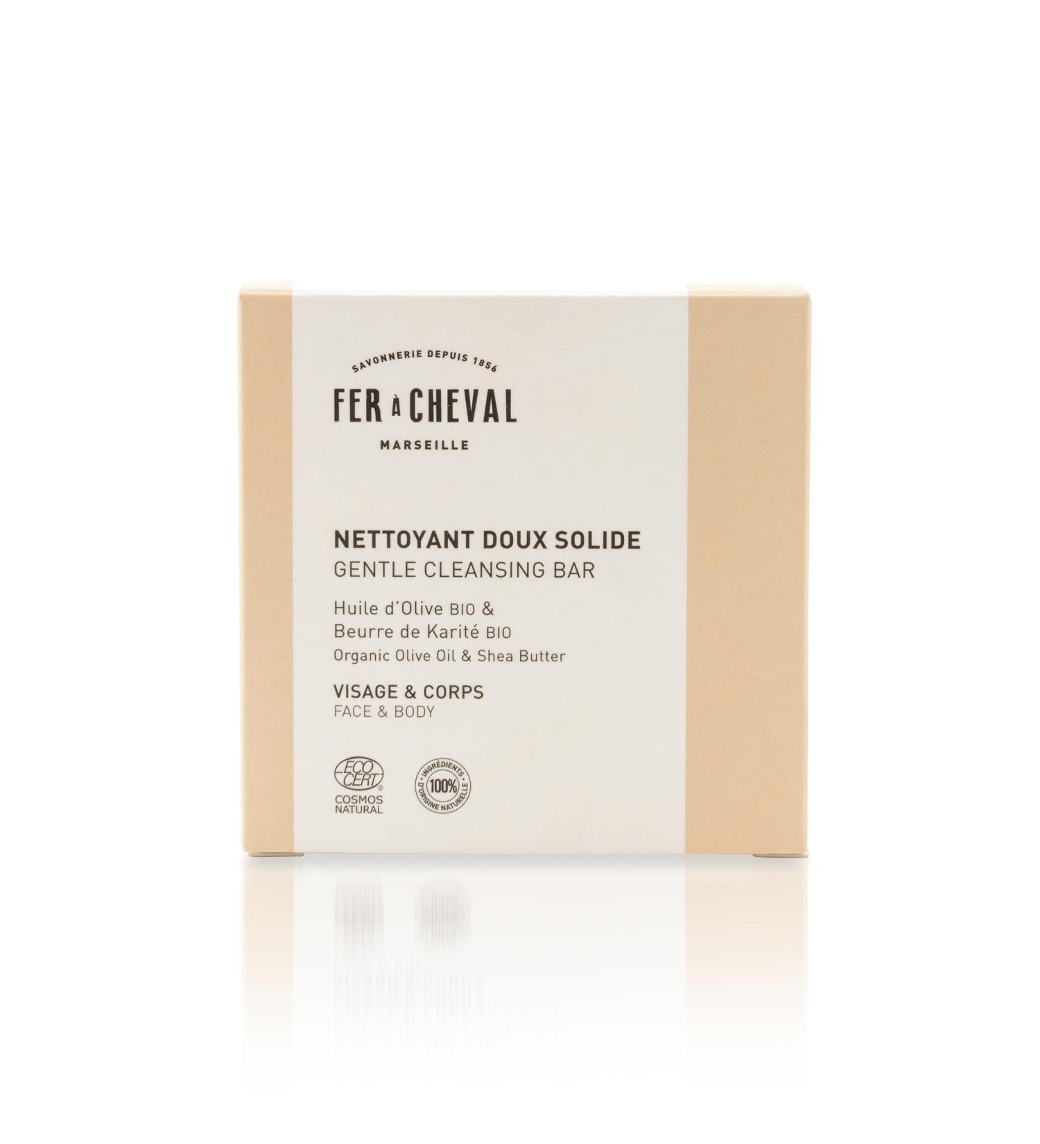 Fer a Cheval Olive Karite Cleansers - 100g Cosmosat Soap for Face & Body | Shop Internationally - Buy Online on GoSupps.com
