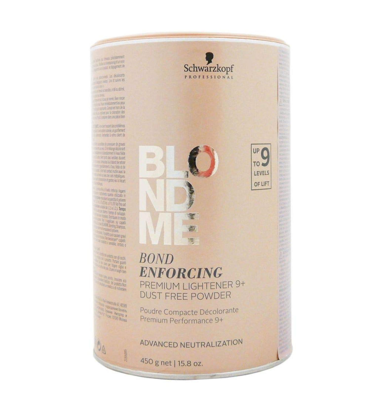 Schwarzkopf Blond Me Bond Enforcing Premium Lightener 9+ 450ml