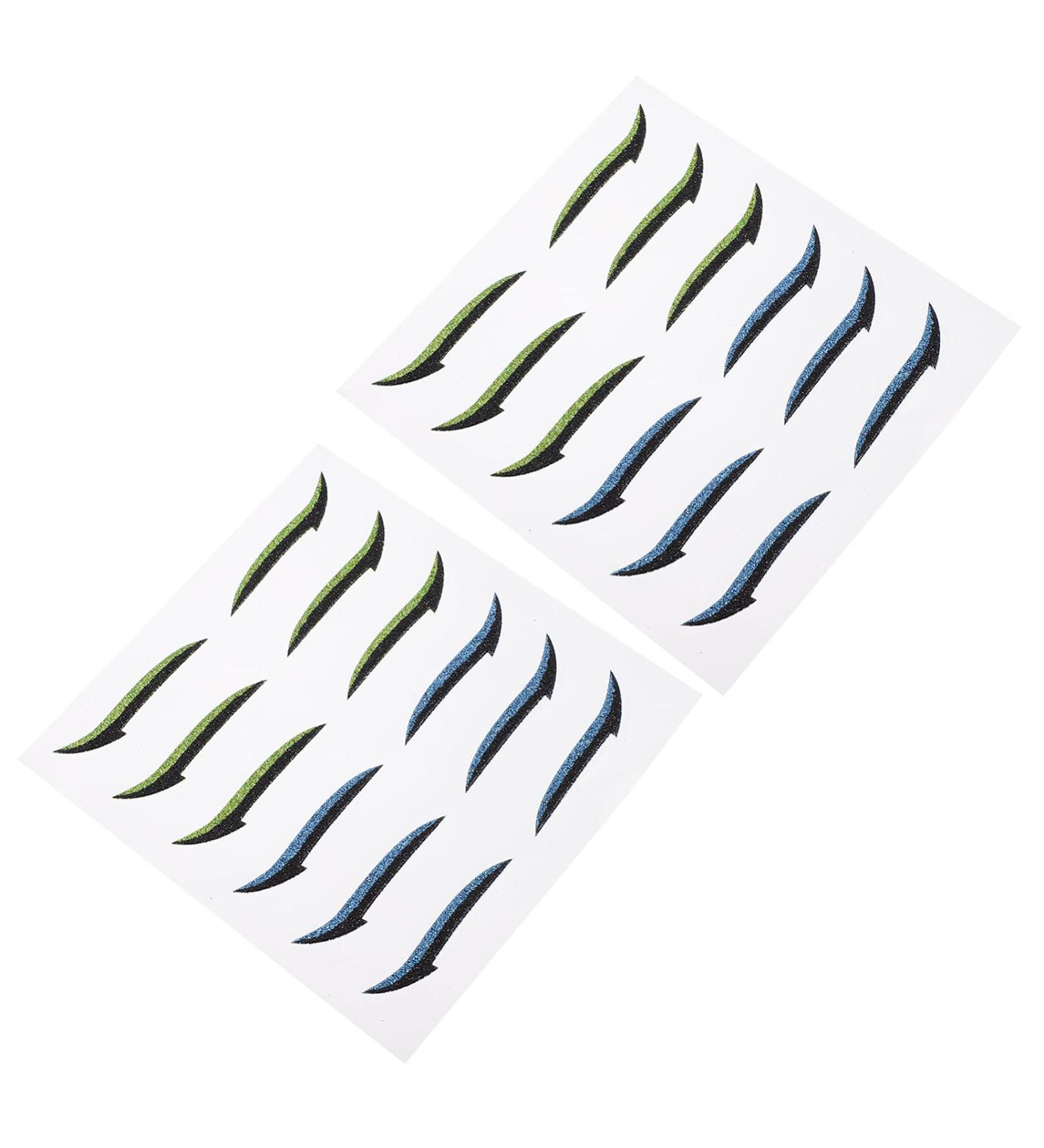 LALAFINA 12 Pairs Glitter Eyeliner Reusable Eyeliner Sticker Tool Stickers Invisible Eye Line Strips Adhesive Eyelid Stickers Double Eyelid Strips Adhesive Tape Eyes Miss - Buy Online on GoSupps.com