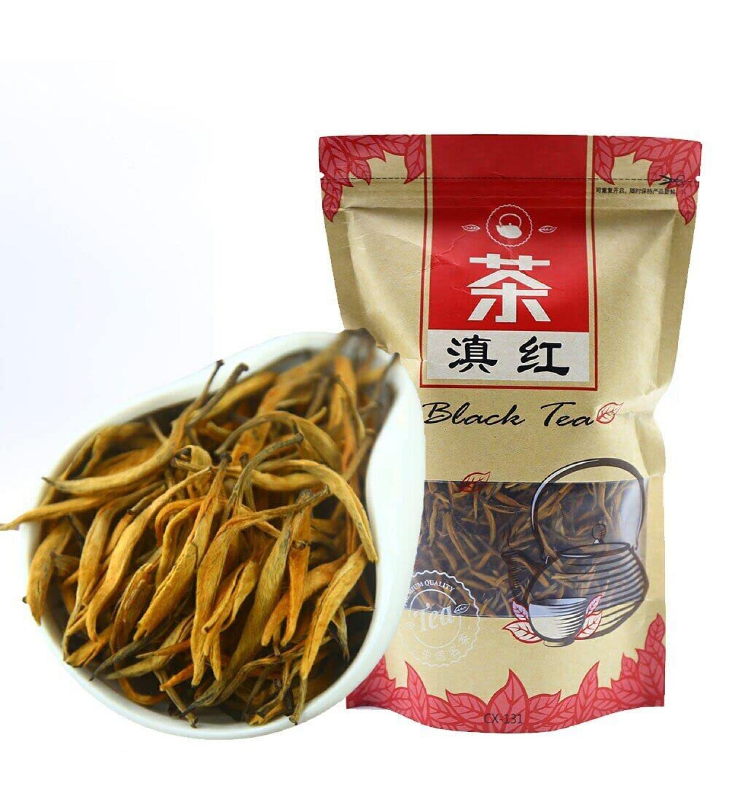 Th Noir Golden Leaf en vrac Fengqing Original De Chine Bon Th Naturel Th Noir Organique Sans Additif Nourriture Verte (150g*3) - Buy Online on GoSupps.com