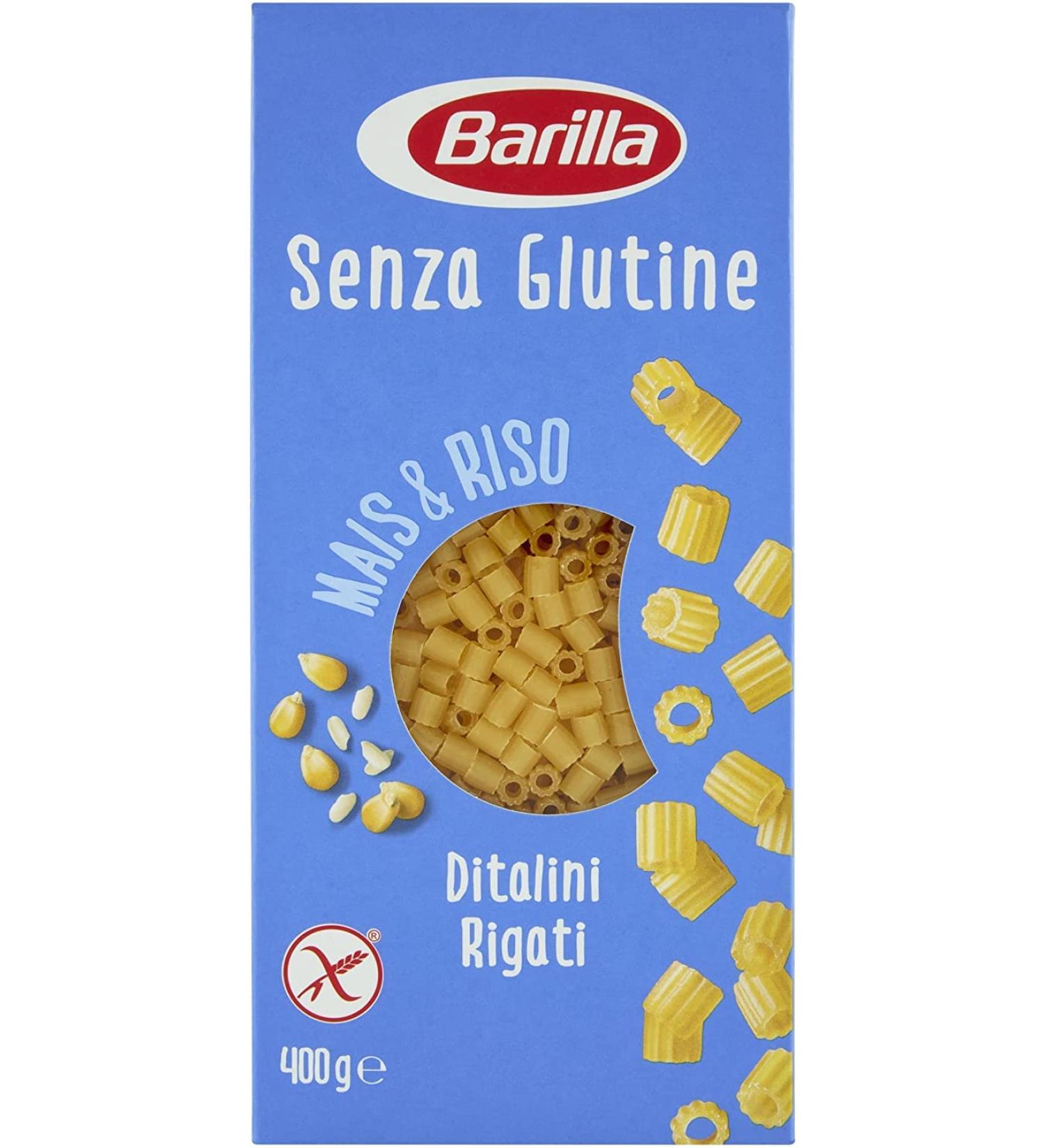 14x Barilla Ditalini rigati 400g senza glutin glutenfree pasta noodles - Buy Online on GoSupps.com