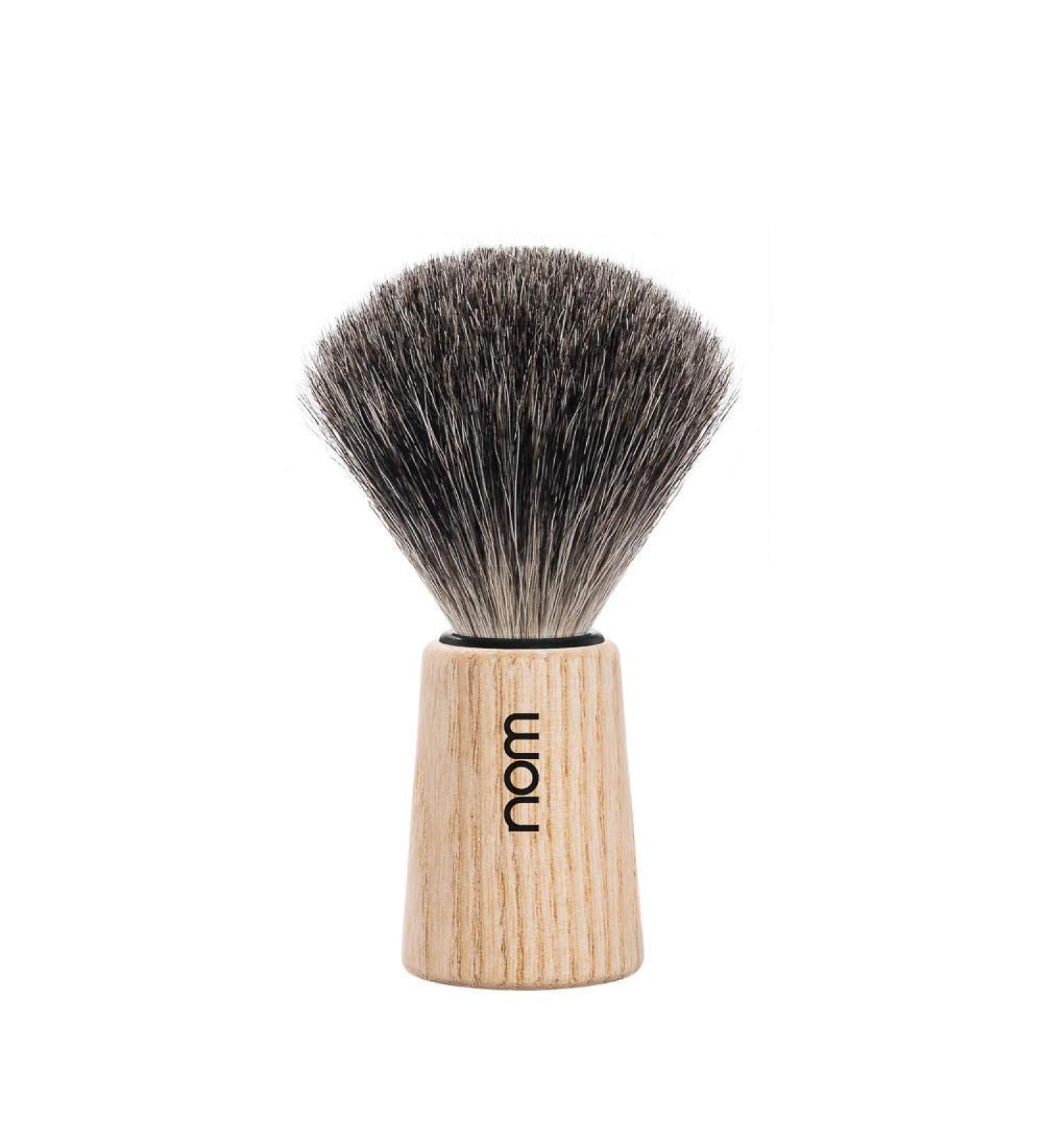 nom Theo Pure Badger Hair Brush (Handle: pure ash) Pure Ash Pure Badger