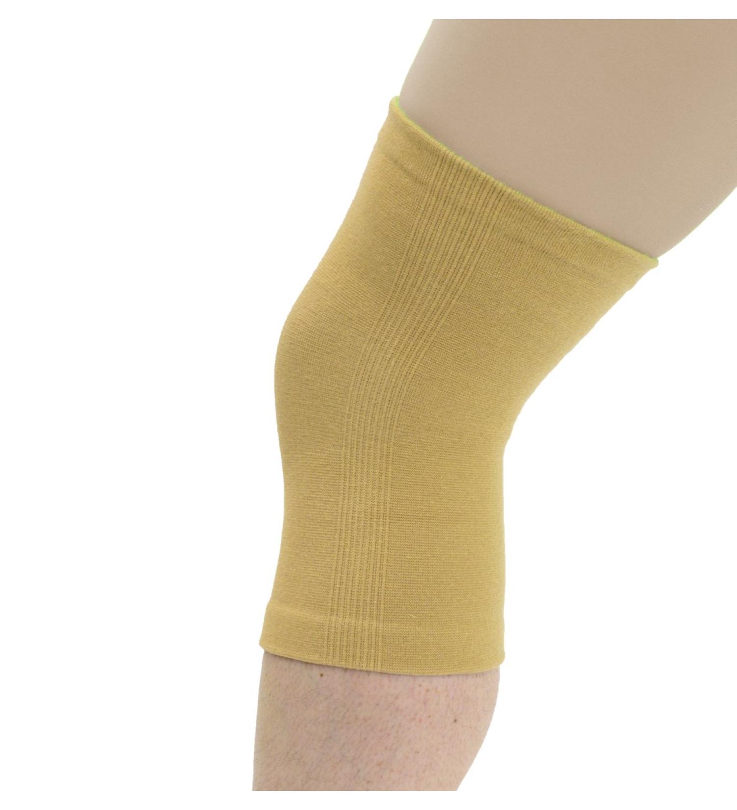 Maxar Beige Large Cotton/Elastic Knee Brace | Best Support for Pain Relief | International Shipping Available - Buy Online on GoSupps.com