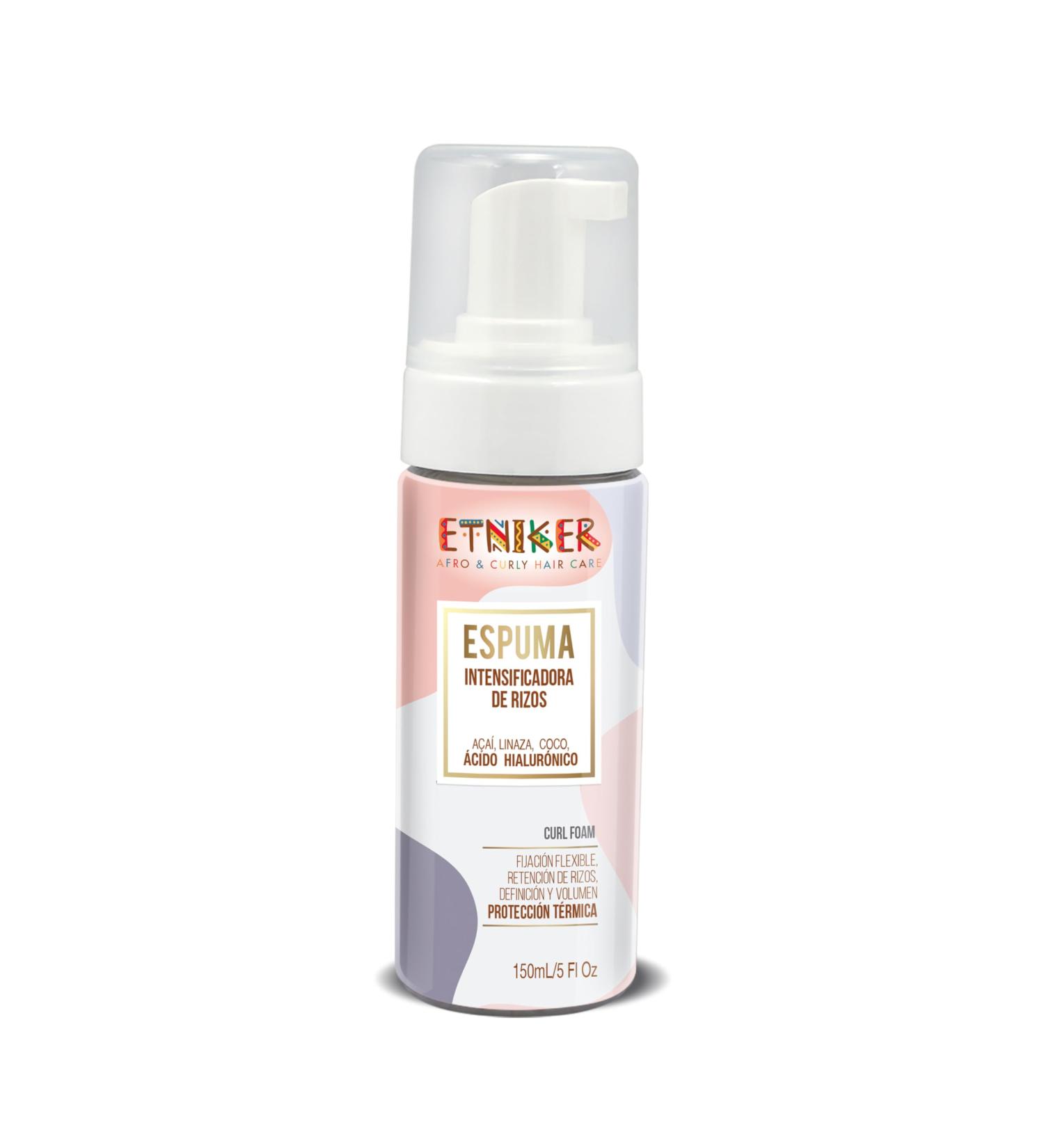 Buy Etniker Curl Foam - Frizz Control Styling Mousse for Curly & Wavy Hair | No Alcohol Parabens or Silicone | 5 fl. oz - Buy Online on GoSupps.com