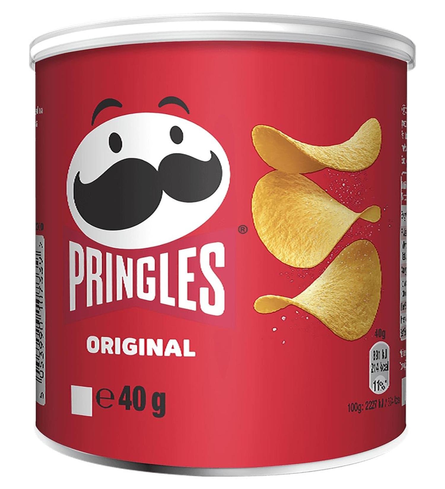 Pringles Pop & Go Crisp Tubs 12 x 40g (Original Salted)