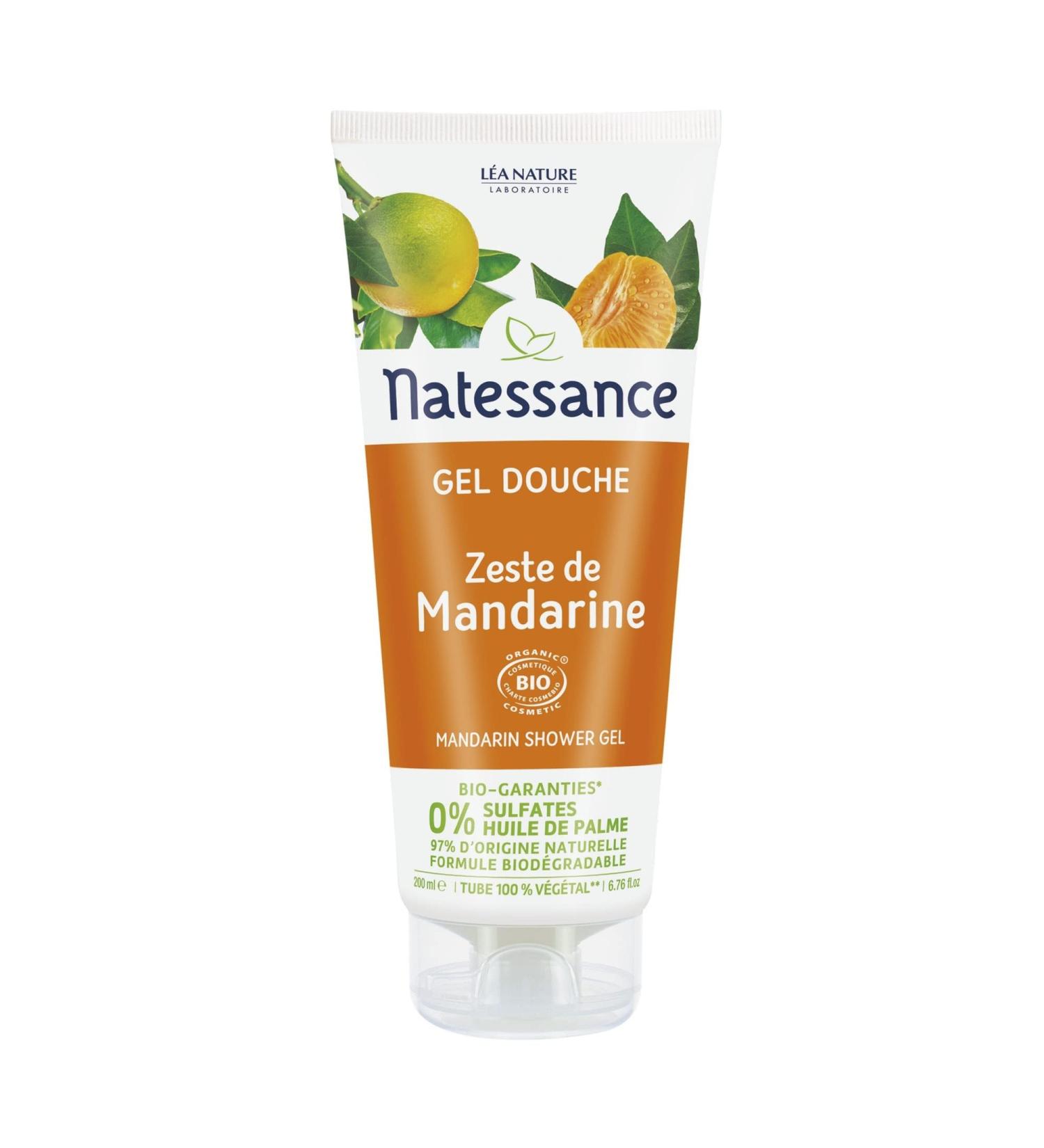 Natessance Organic Mandarin Shower Gel 200ml