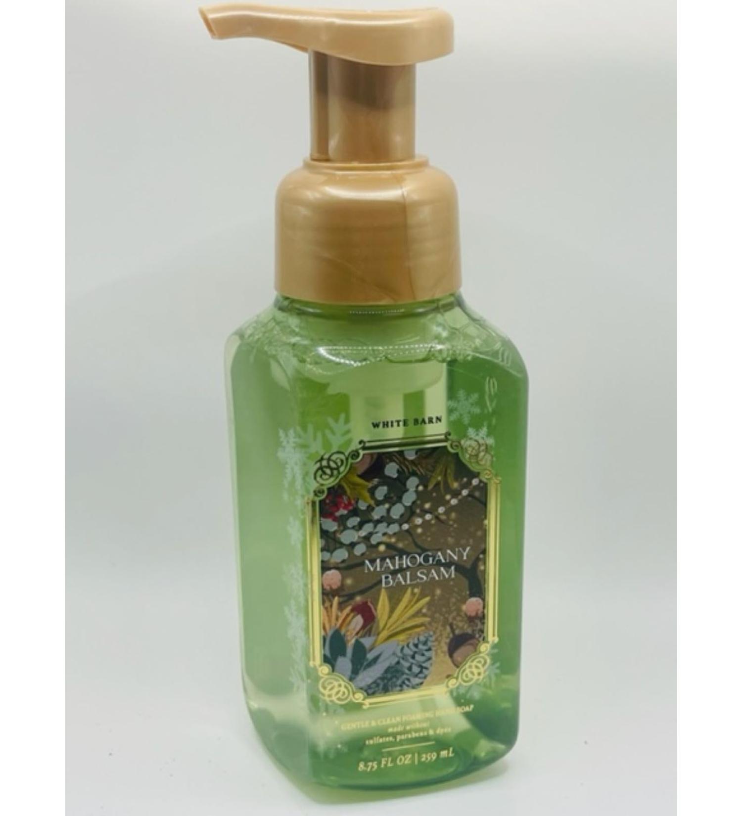 Mahogany Balsam Gentle Foaming Hand Soap 8.75 Ounce Full Size Pump Bottle