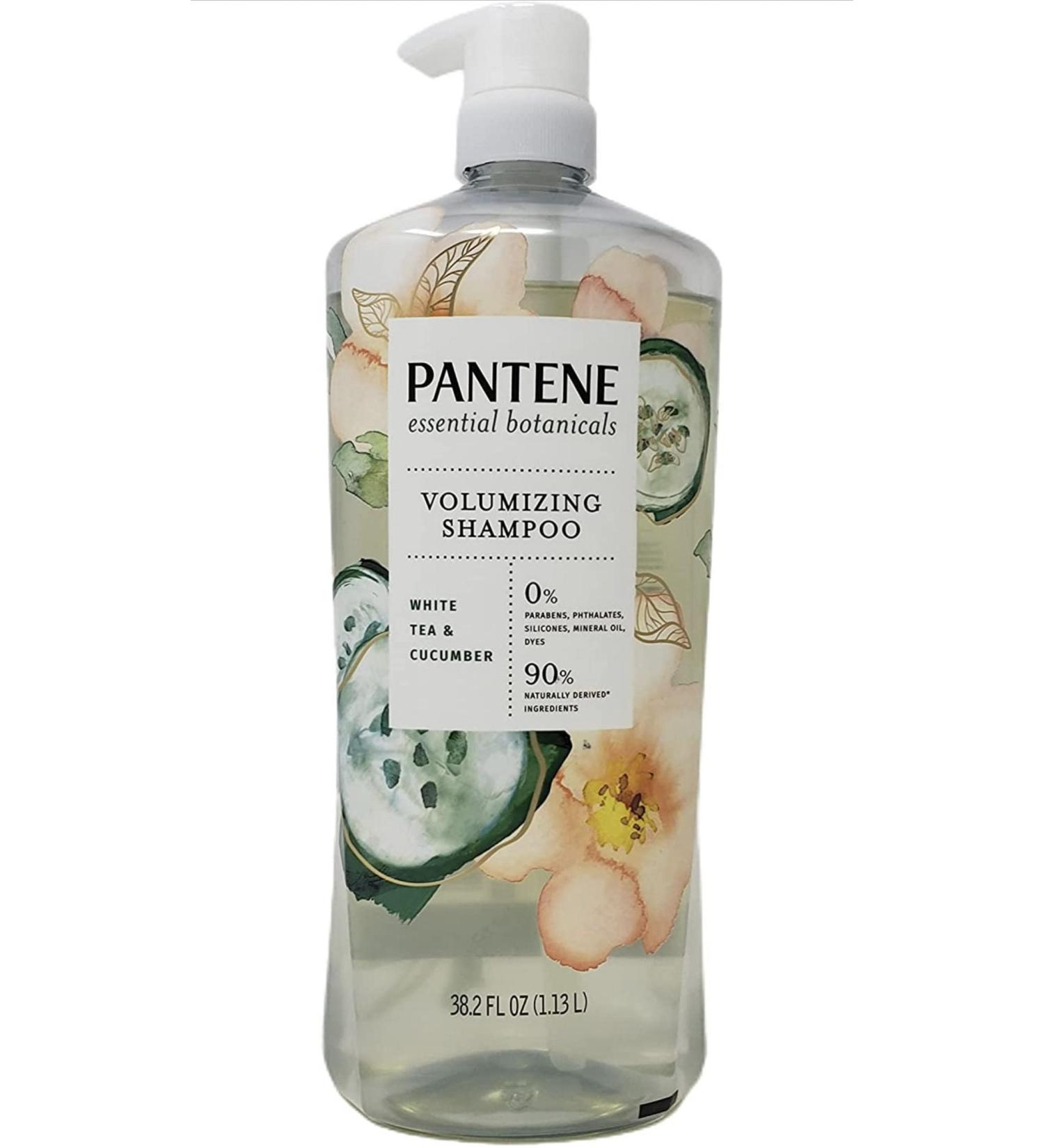 Pantene Essential Botanicals Volumizing Shampoo White Tea and Cucumber  38.2 fl oz