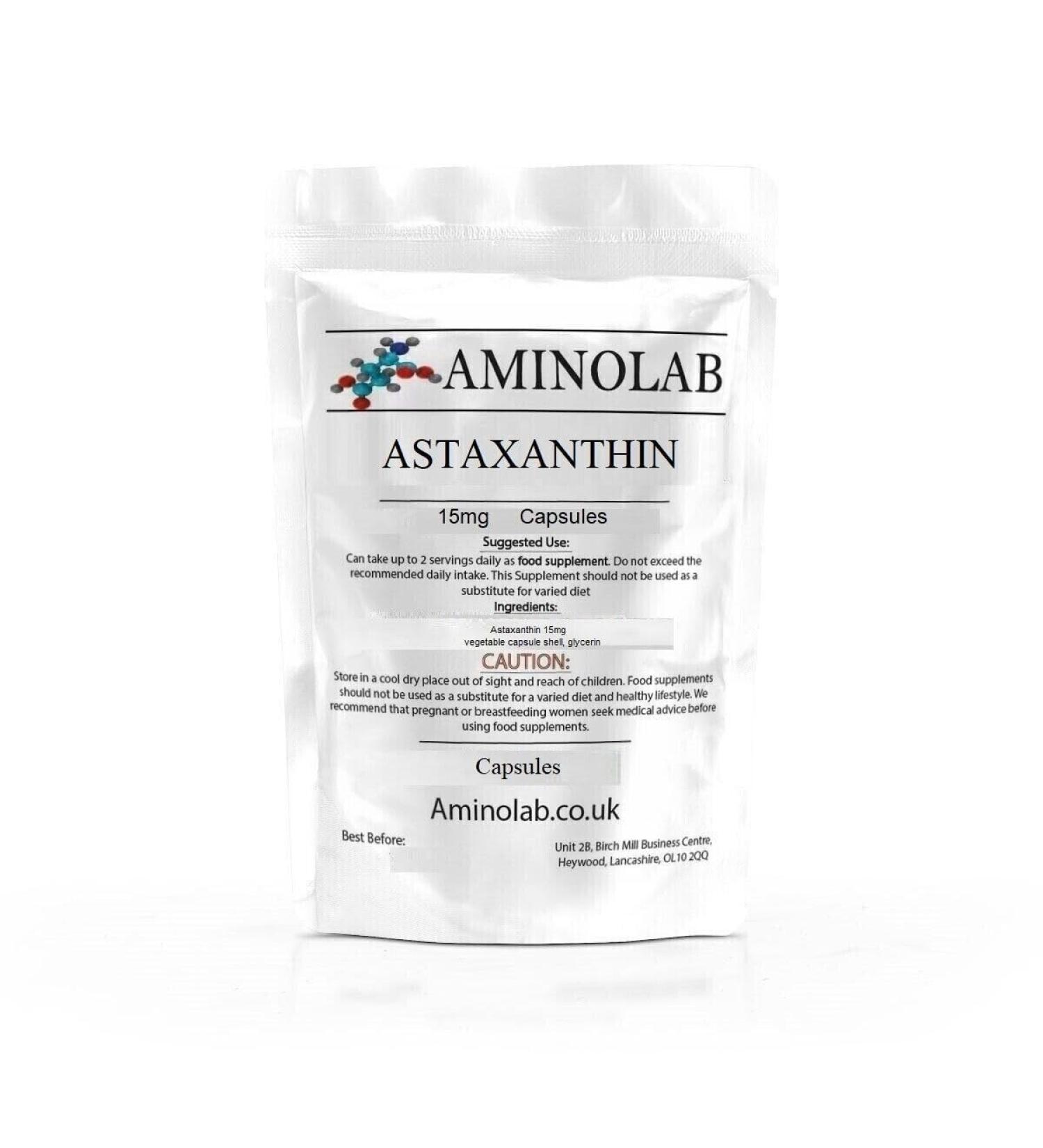 Aminolab - ASTAXANTHIN 15mg 60 Capsules