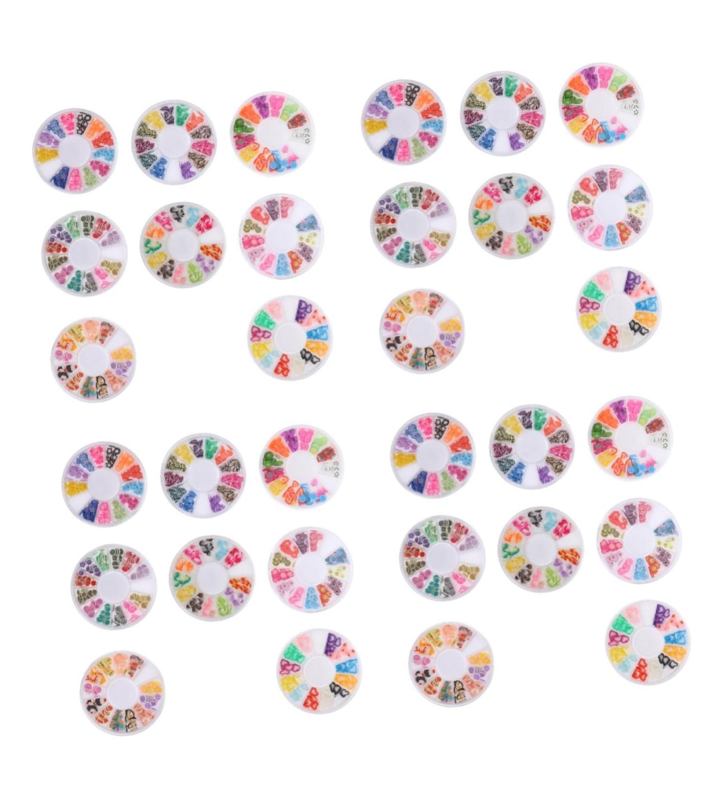 minkissy 32 Boxes Soft Pottery Nail Art Accessories Nail Tech Accessories Cane Accessories Fruit Pattern Nail Art Patches Fruit Embellishments Nail Jewels Boxed 3d Polymer Clay Nail Flakes - Buy Online on GoSupps.com