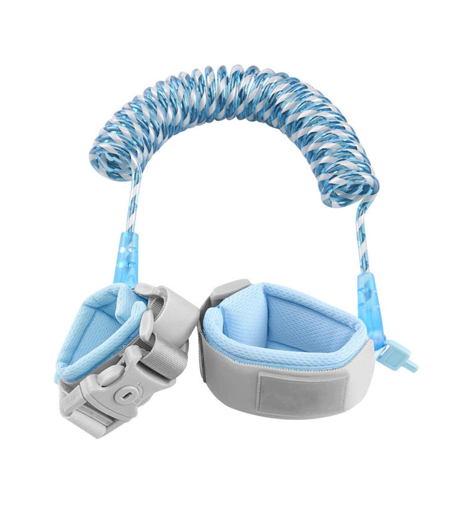 Gerui Children's Anti-Lost Leash with 360 Rotation - Breathable Cotton Wrist Belt for Safety (Blue) - Buy Online on GoSupps.com