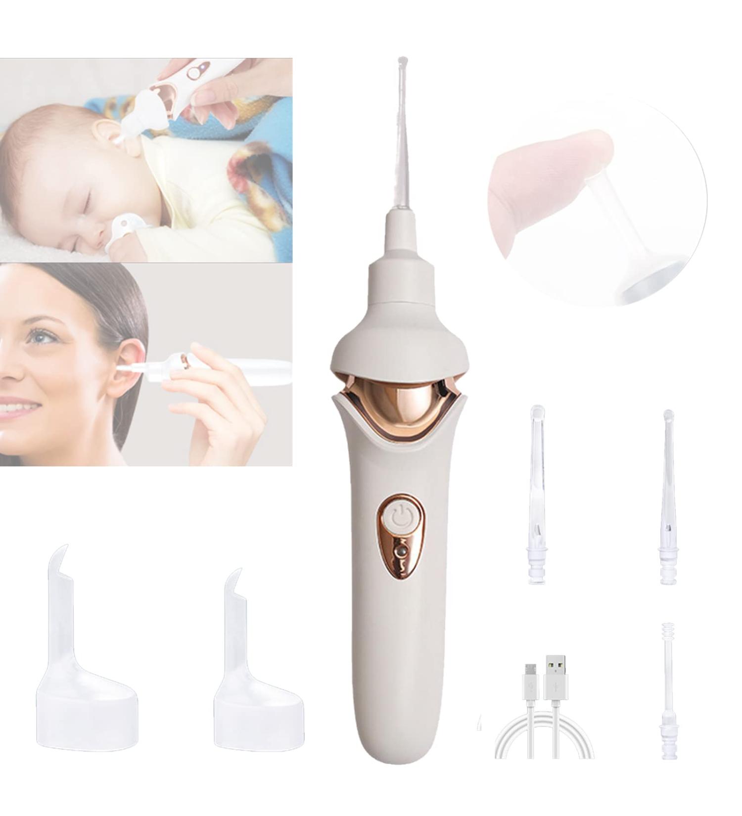 Electric Luminous Ear Cleaner - Portable Ear Wax Vacuum for Kids and Adults - Buy Online on GoSupps.com