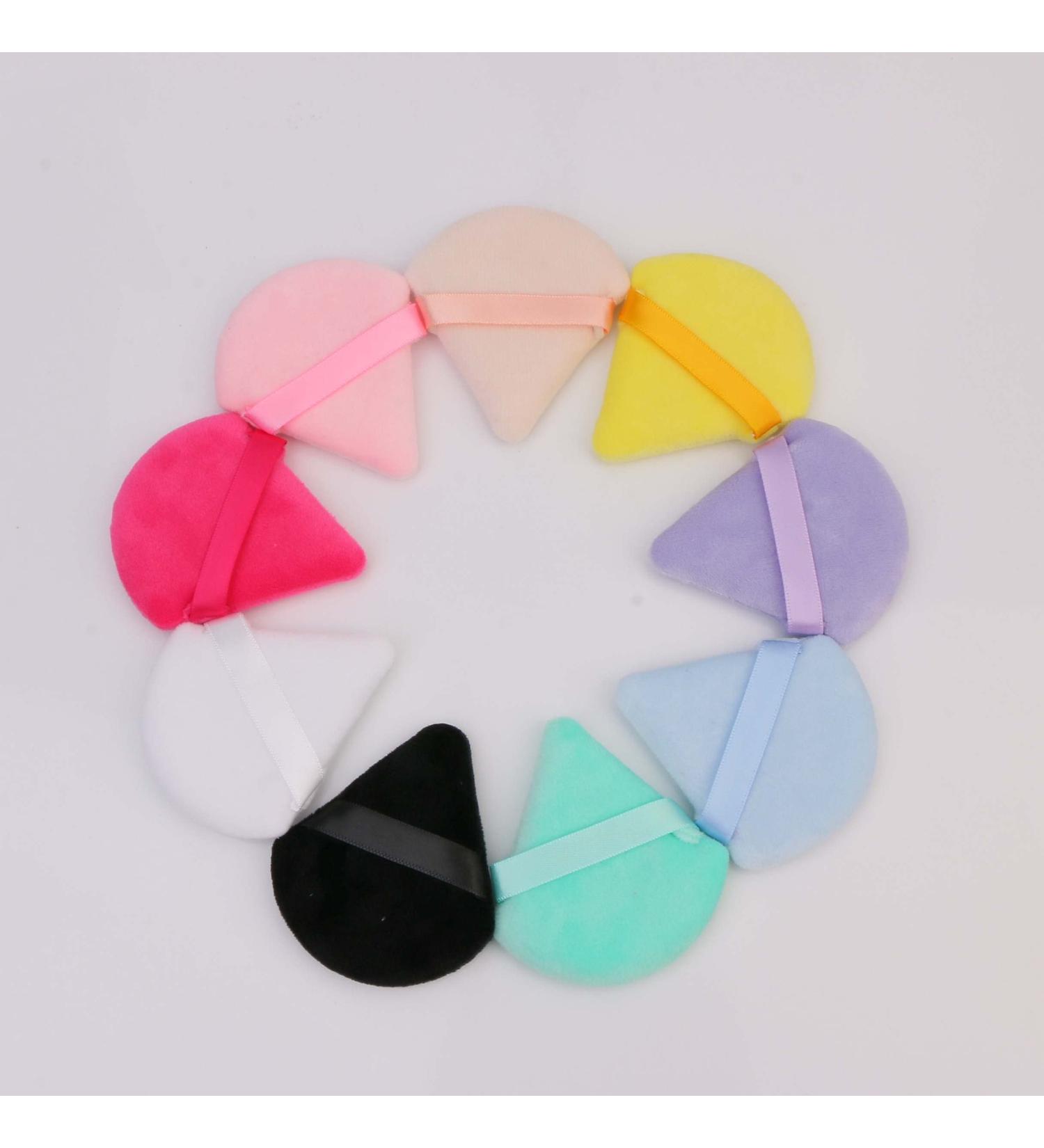 9 PCS Triangle Powder Puff Set - Multi-Color Makeup Puffs for Flawless Application | Portable Under Eye & Triangular Powder Puff | Achieve a Perfect Look with 1 Count (Pack of 9 - Buy Online on GoSupps.com