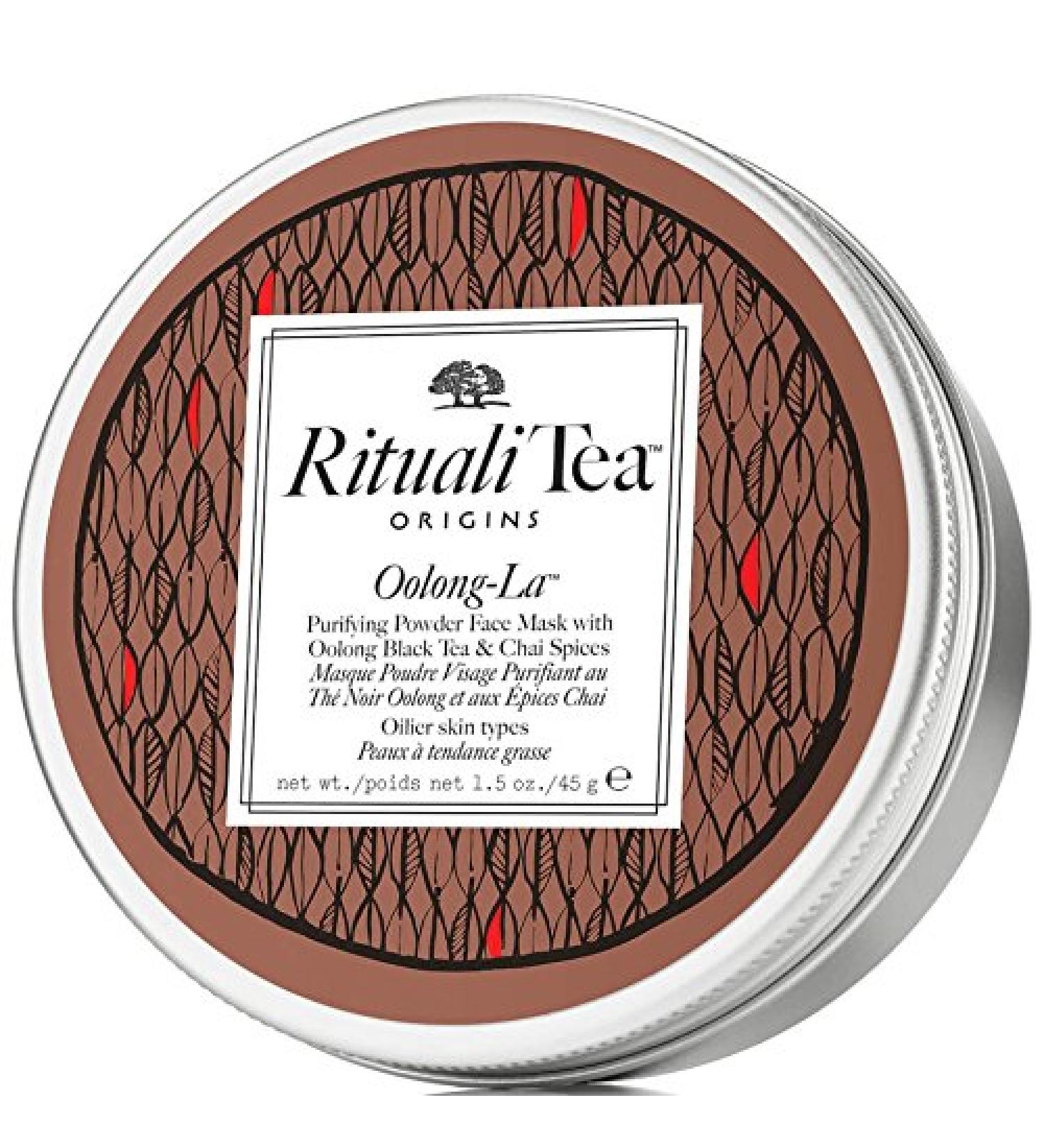 RitualiTea Oolong-La Purifying Powder Face Mask with Oolong Black Tea & Chai Spices
