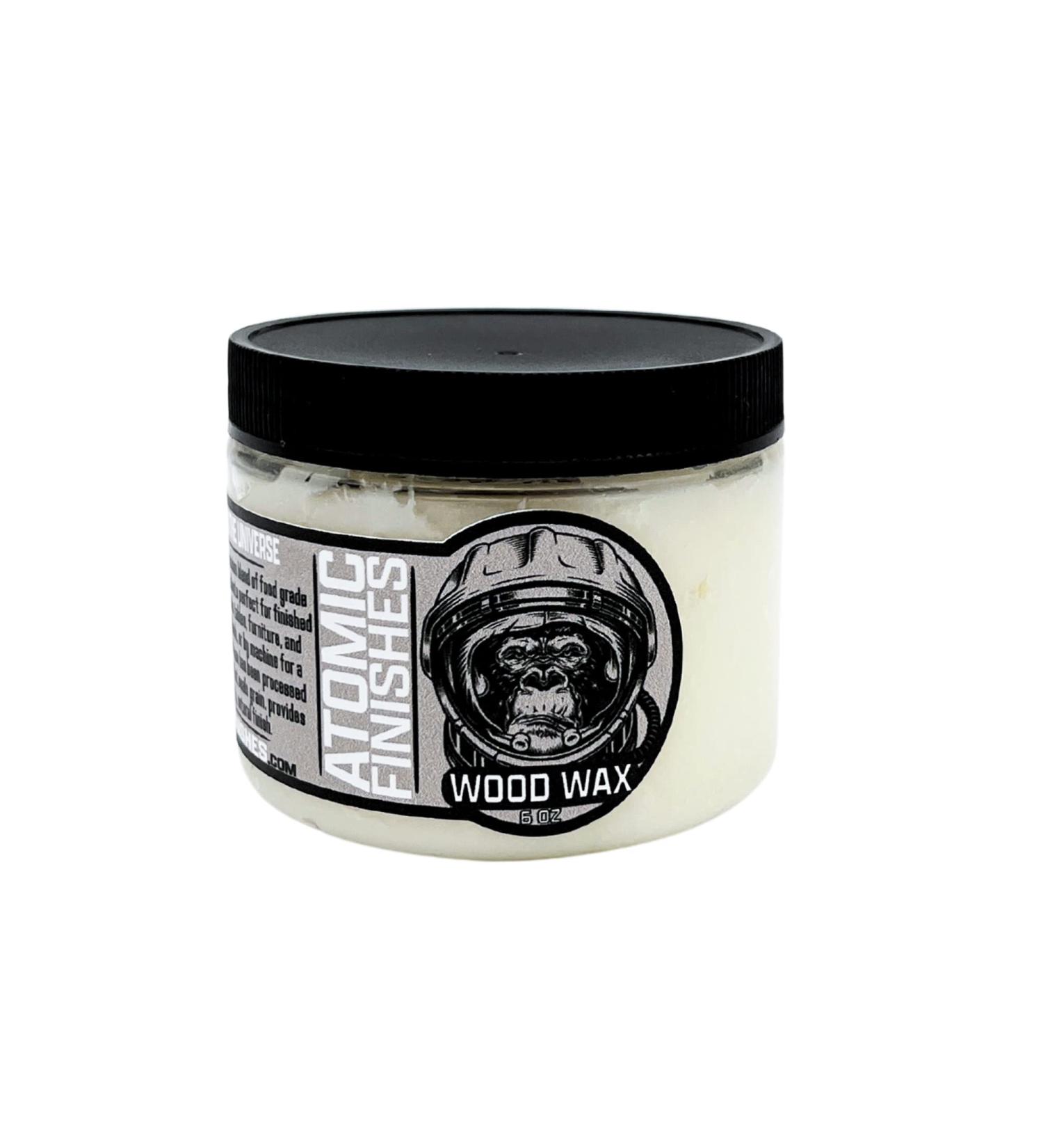 Atomic Finished Wood Wax - Premium Beeswax Furniture Polish & Cleaner 6 oz | Multipurpose Natural Wax for International Shipping - Buy Online on GoSupps.com