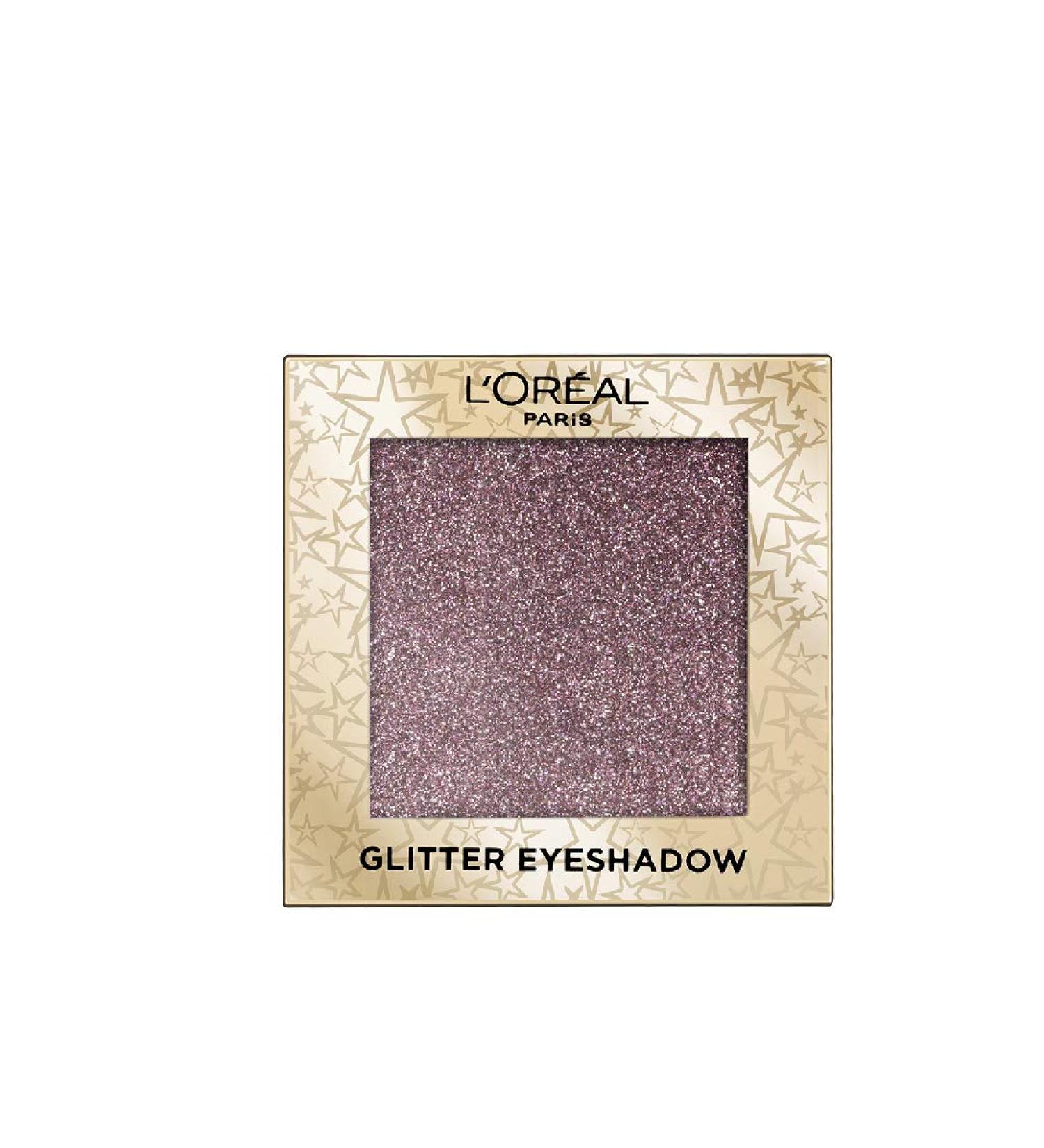 L'Or al Paris Limited Edition Glitter Eyeshadow 02 Purple Lights | Starlight in Paris Christmas | 1 Pack - Buy Online on GoSupps.com