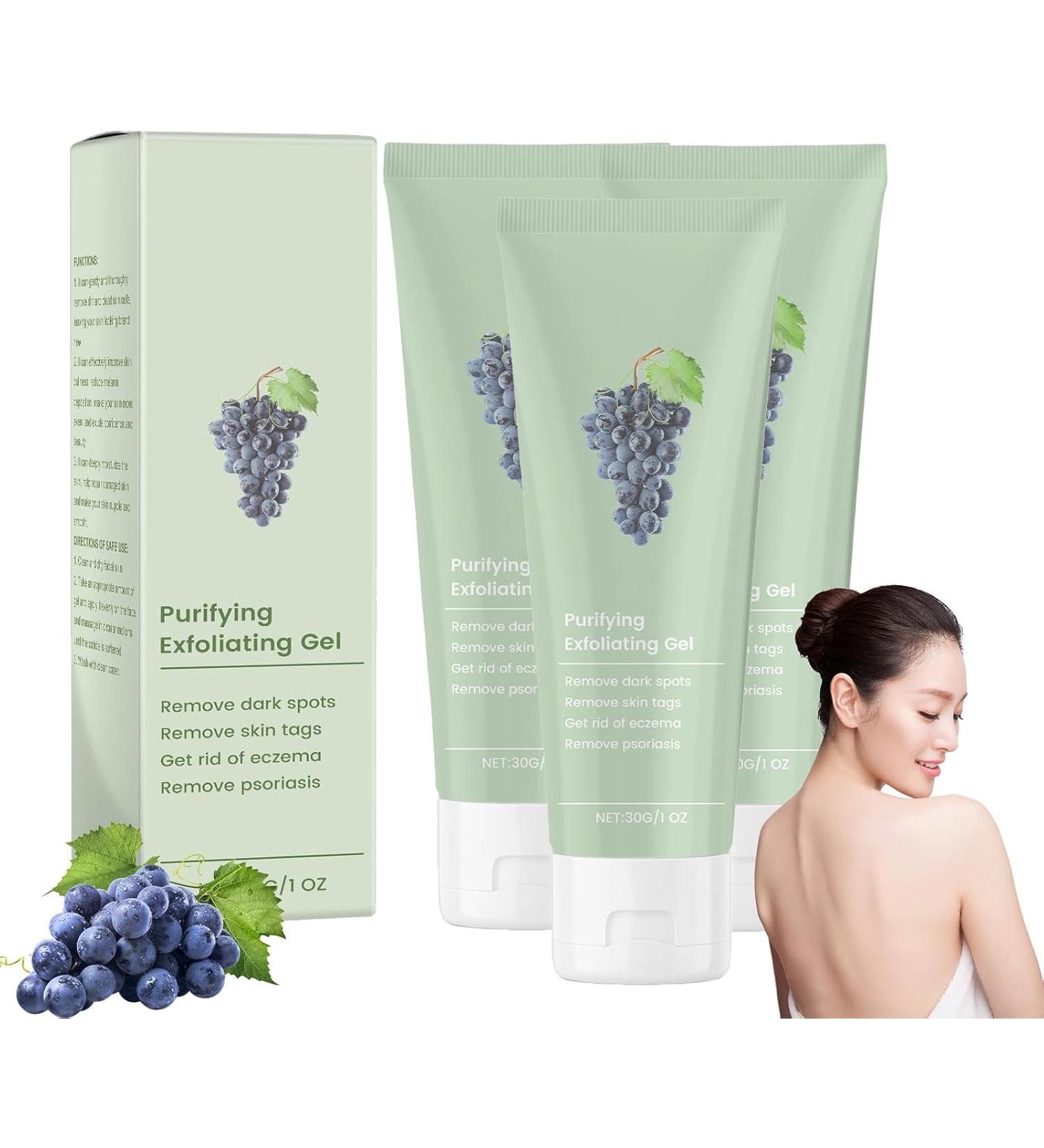 Jorondy Purifying Exfoliating Gel Greteam Purifying Exfoliating Gel Jorondy Gel Exfoliant Face And Body Exfoliating Scrub Gel Purifying Exfoliating Deep Cleansing Gel For Face (3PC 30G) - Buy Online on GoSupps.com