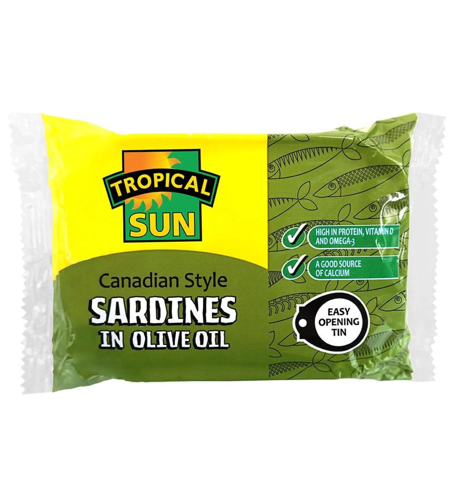 MASTropical Sun Canadian Style Sardines with Hot Peppers 106g-Fd