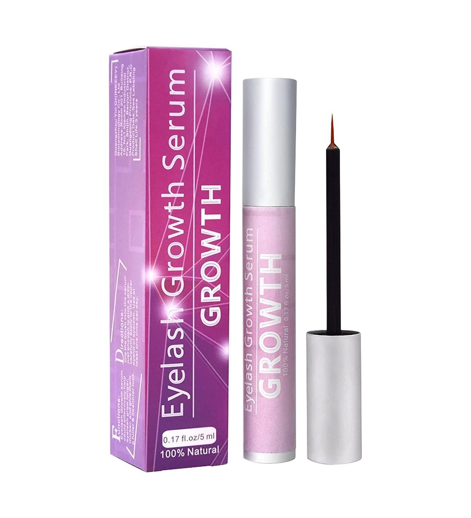  SZCLKJGS Eyelash Serum 5ml Eyelash Growth Serum Eyelash Eyebrow Growth Serum Natural Serum for Longer and Thicker Lashes - Buy Online on GoSupps.com