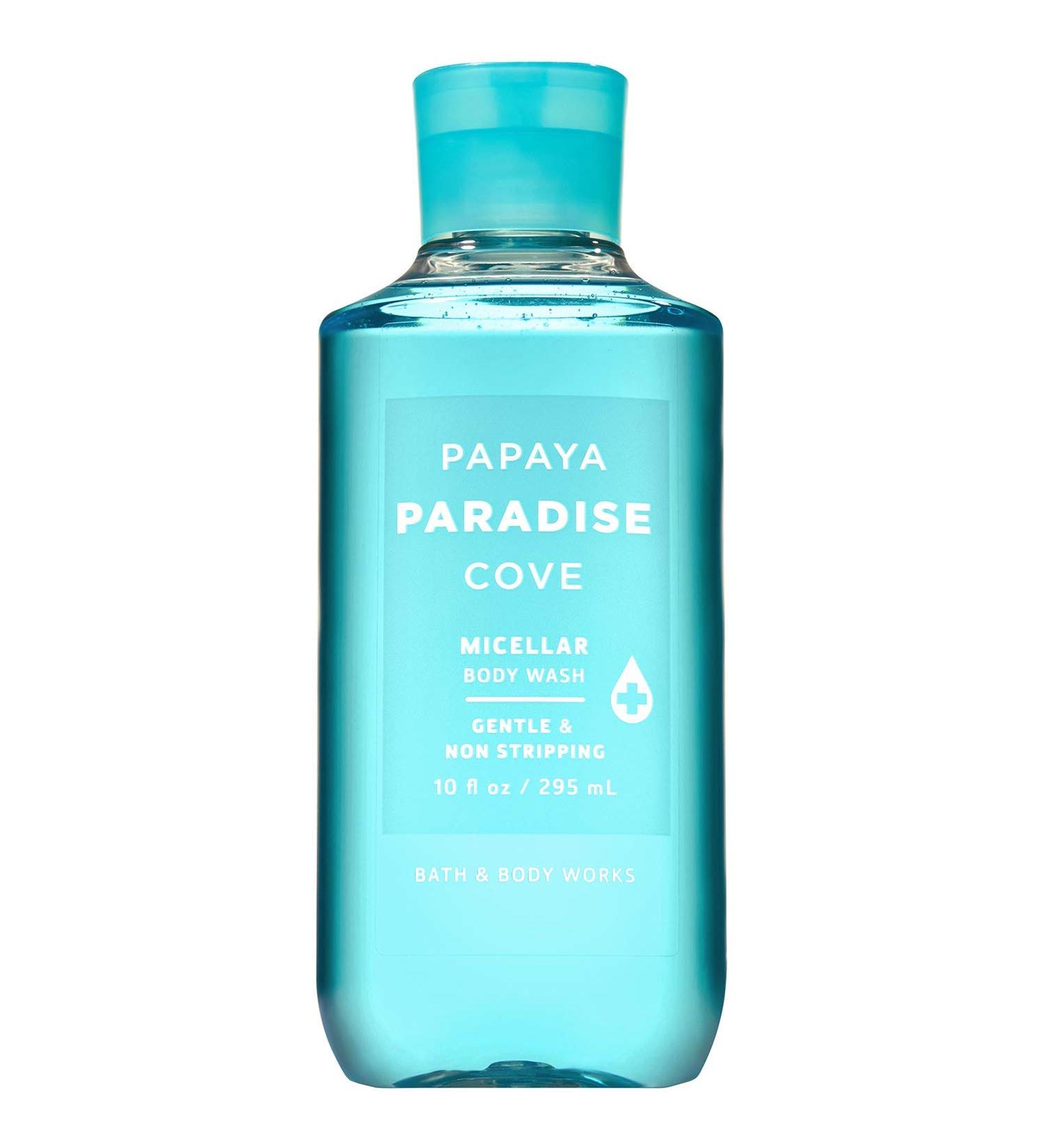 Bath and Body Works PAPAYA PARADISE COVE Micellar Body Wash 10 Fluid Ounce (2019 Edition)