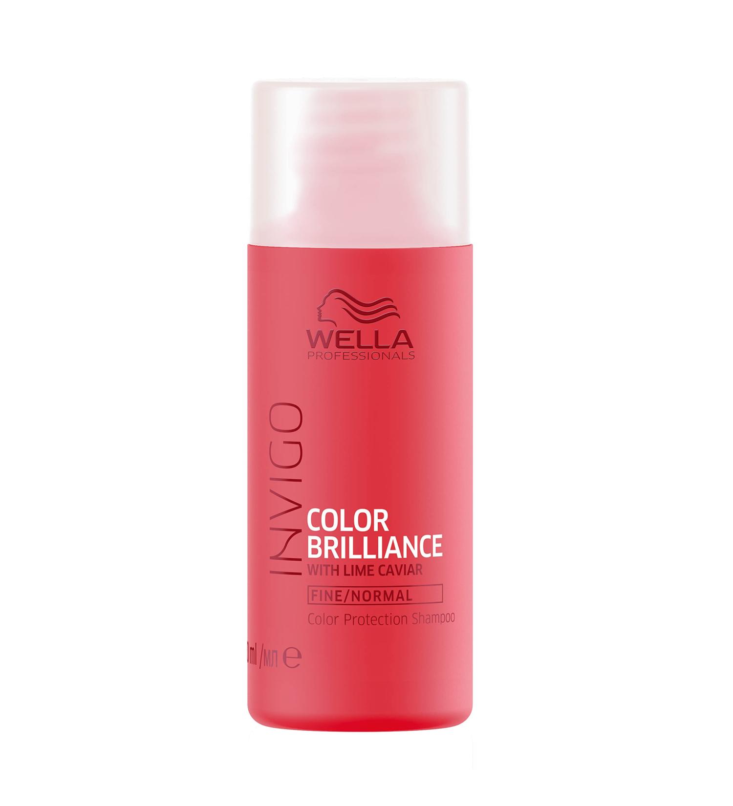 WELLA Professionals Invigo Color Brilliance Shampoo for Fine/Normal Hair 50 ml - Buy Online on GoSupps.com