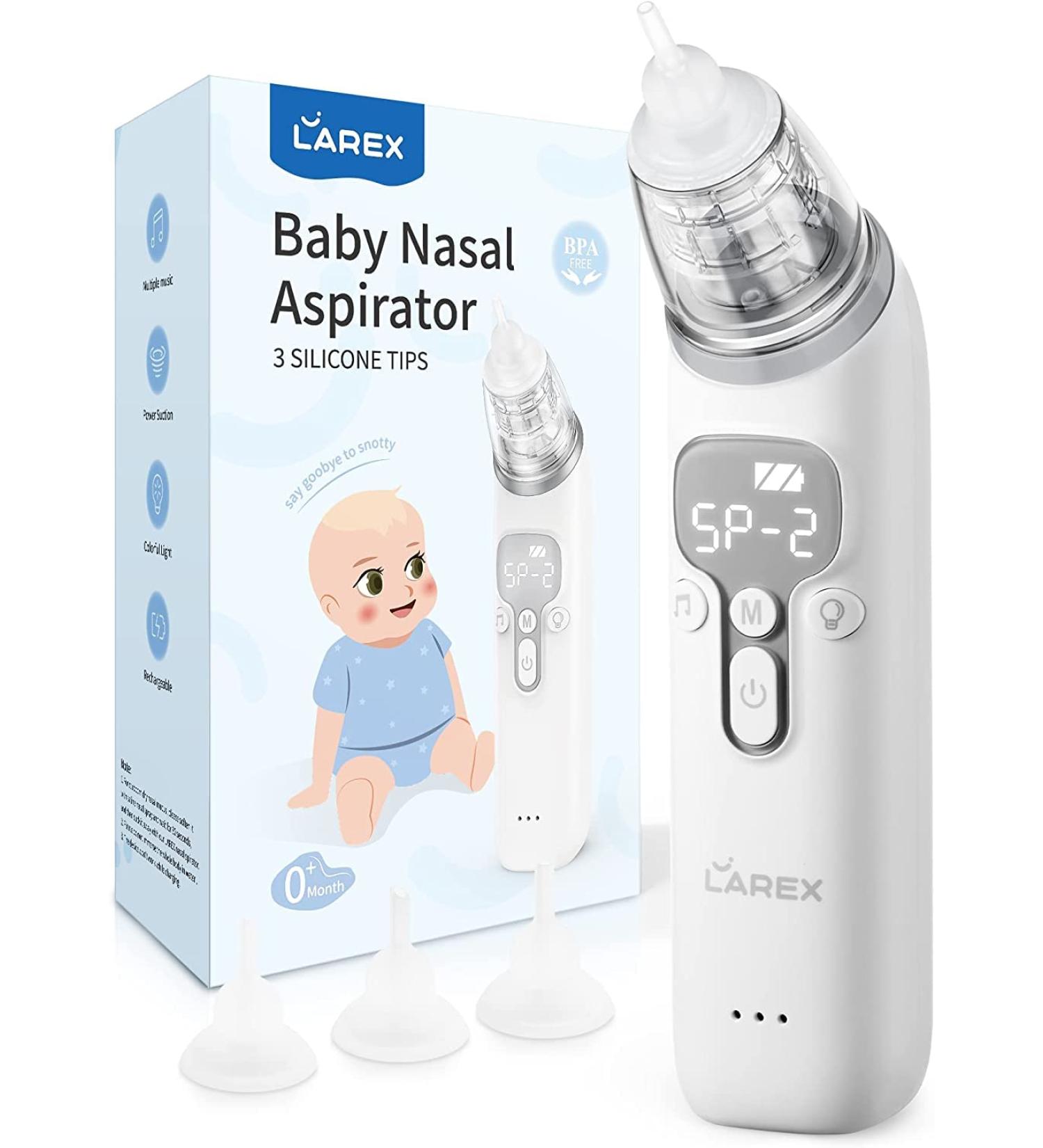 Electric Baby Nasal Aspirator | Rechargeable | 3 Levels Suction | Music & Light Soothing | KA 1005 - Buy Online on GoSupps.com