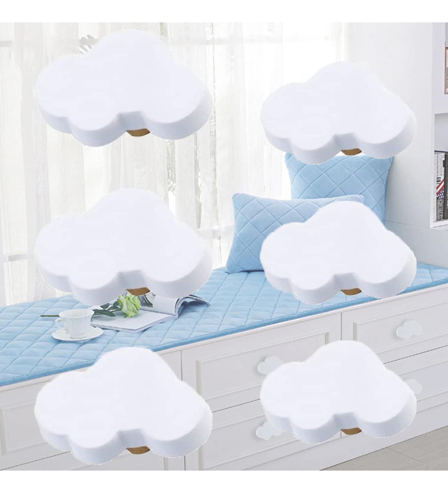 Buy Zeaying 6-Piece Wood Handle Chest of Drawers - Kids Room Cabinet Handles in Cloud Design (2 Sizes) - Perfect for Boys & Girls! - Buy Online on GoSupps.com