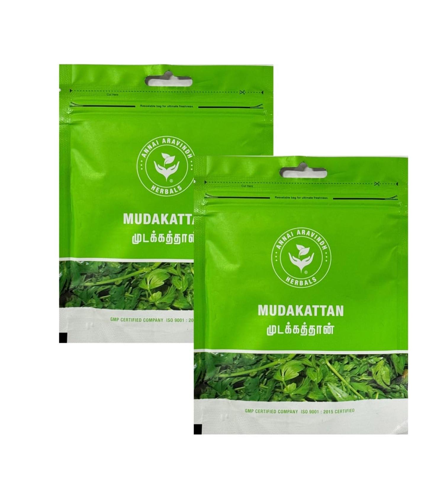 Annai Aravindh Mudakattan Powder Karnasphota Dried Aerial Parts in Powder Form 50G Pack of 2 Mudakattan Powder 50 g (Pack of 2) - Buy Online on GoSupps.com