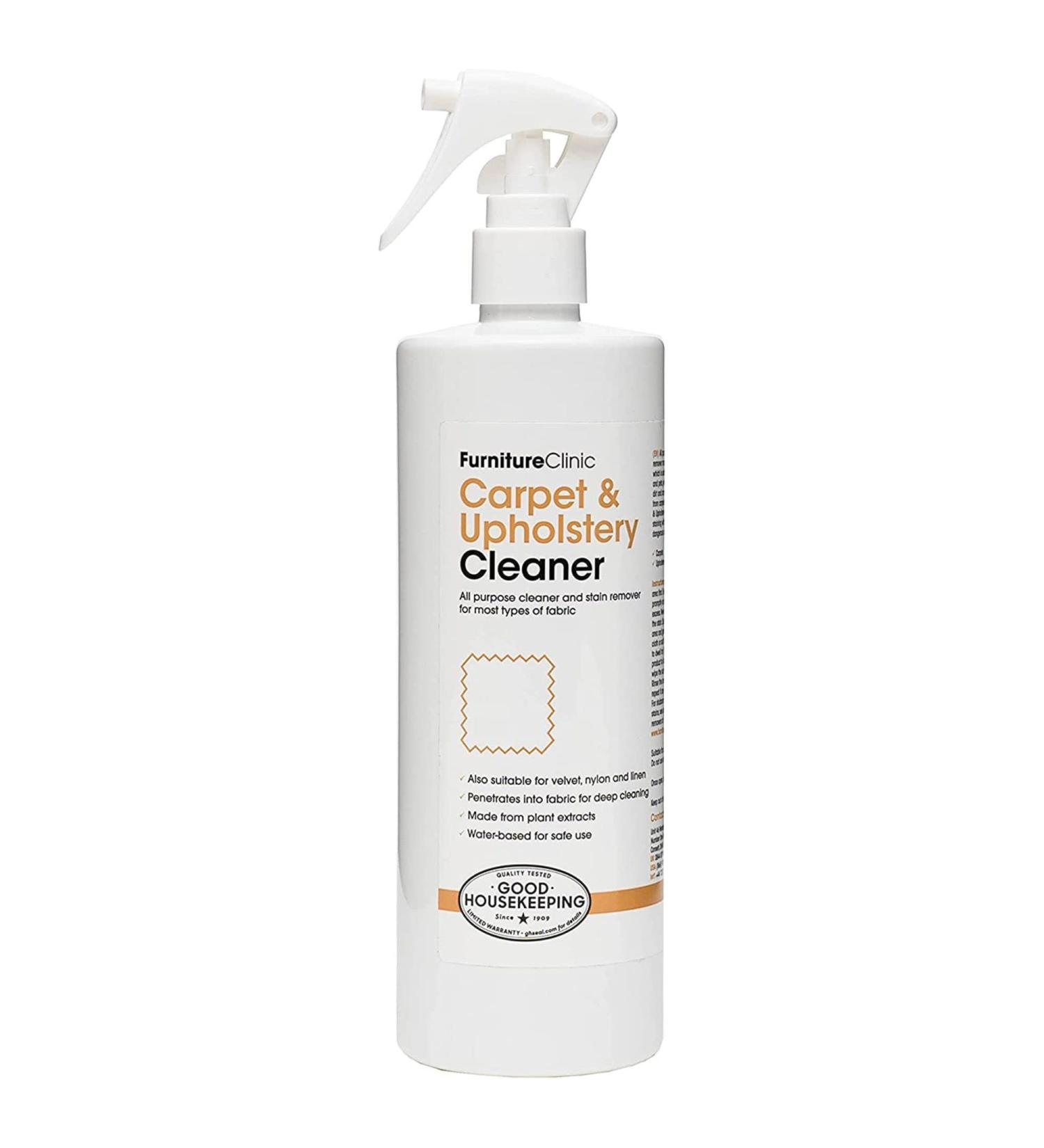 Furniture Clinic Carpet & Upholstery Cleaner Spray - 17oz | Removes Stains, Odors & Dirt from Furniture, Fabric, Textiles & More - Buy Online on GoSupps.com