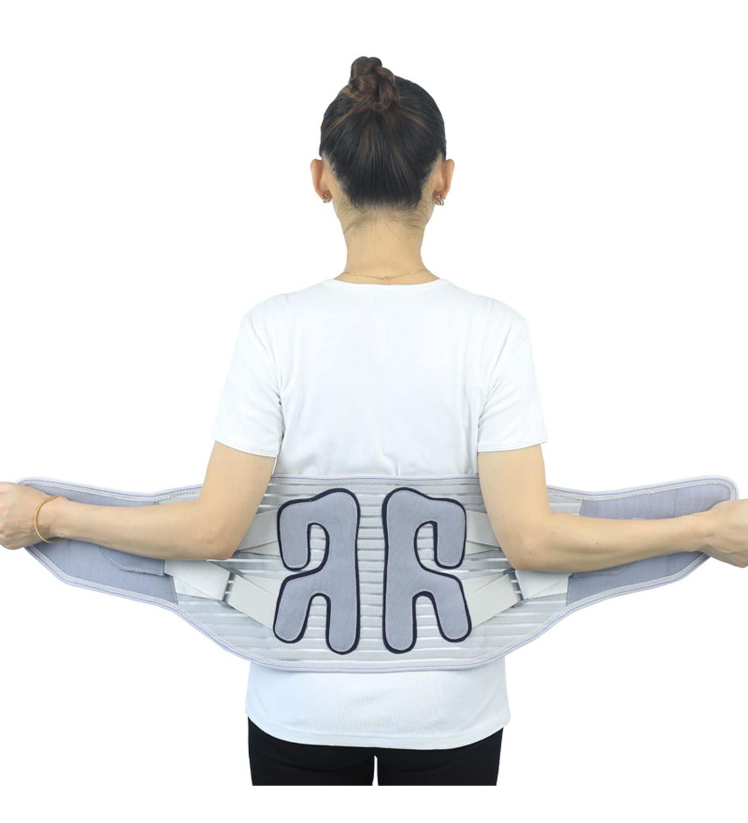 Adjustable Lumbar Support Belt for Pain Relief | Breathable Back Support for Herniated Disc Sciatica & Scoliosis | Unisex Comfort - Buy Online on GoSupps.com