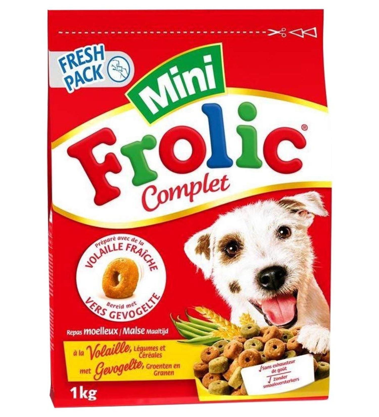 Frolic Mini Complete Dog Food Poultry Vegetables Cereals 1Kg
