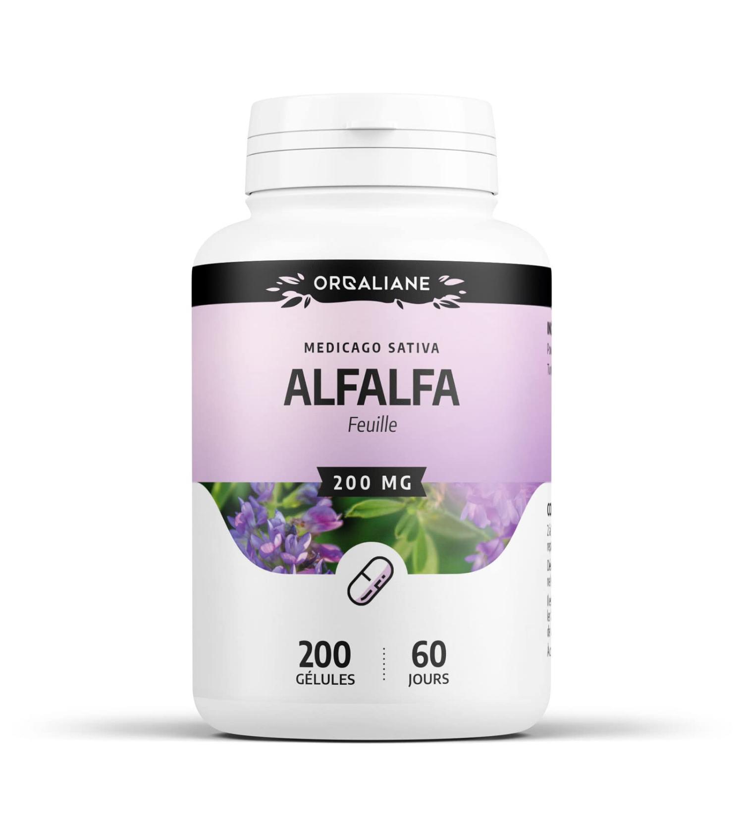Alfalfa 200mg - 200 capsules - Buy Online on GoSupps.com