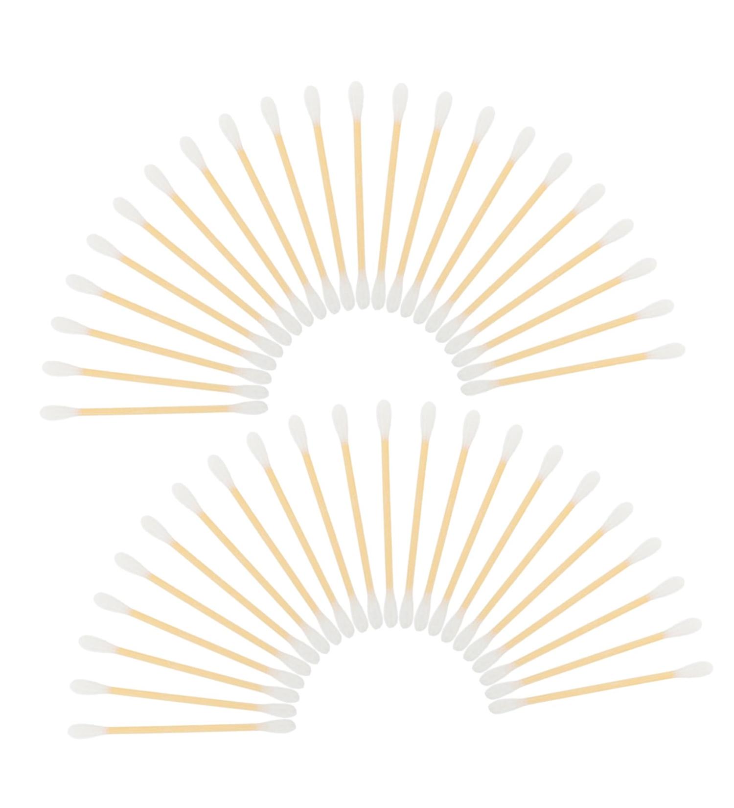 10 Organic Cotton Swabs - Double Headed Ear Cleaning Buds & Beauty Accessories - Home Supplies - Buy Online on GoSupps.com