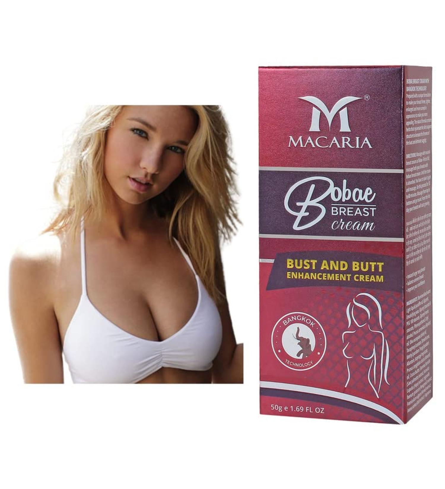 MACARIA Breast Enlargement Bust Cream Enhancement Gel For Girls Breast Firming And Lifting Cream Organic - Buy Online on GoSupps.com